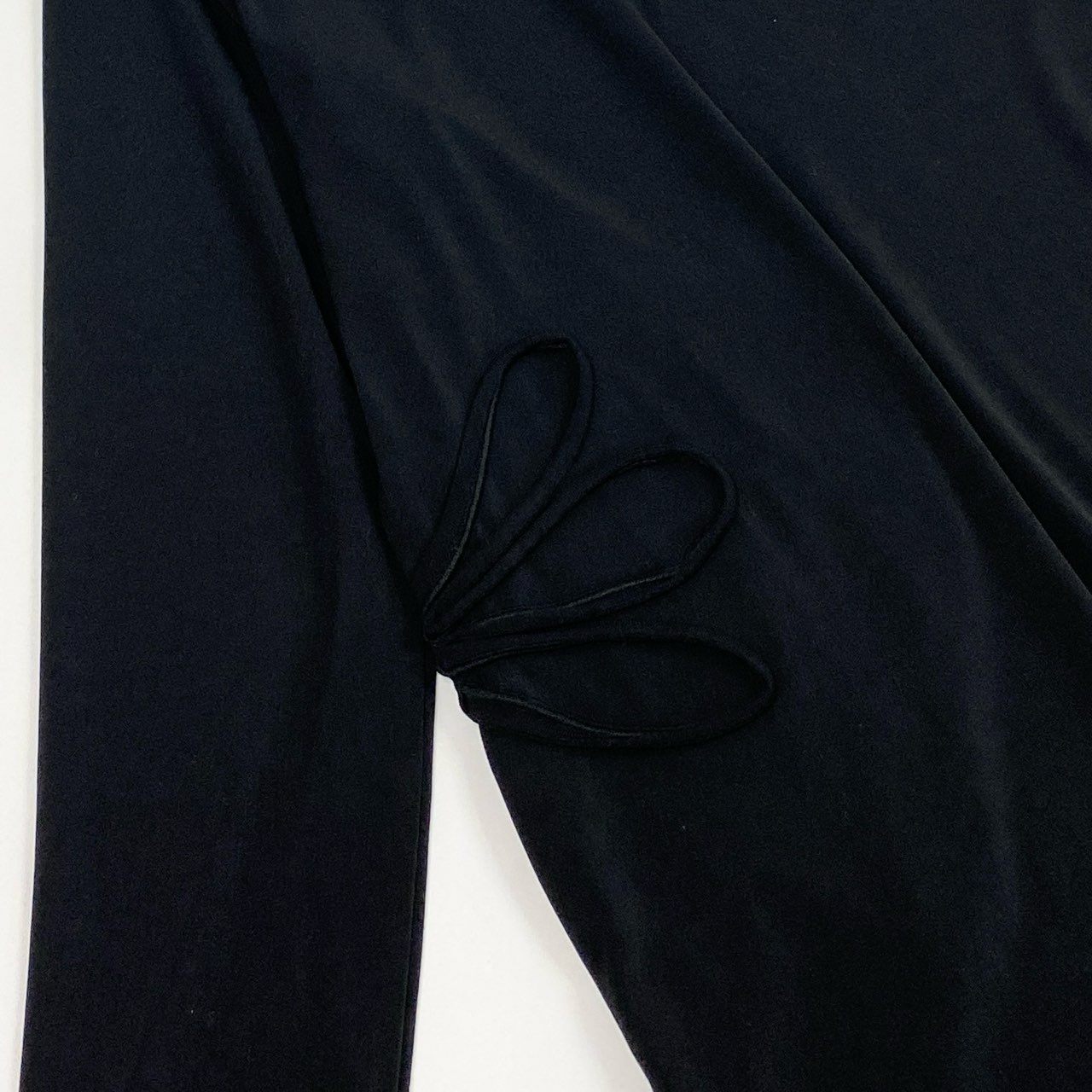 50b27 HIROKO BIS ヒロコビス ヒロココシノ チュニックワンピース アシンメトリーデザイン 長袖 レディース 女性服 13AB ブラックu02t