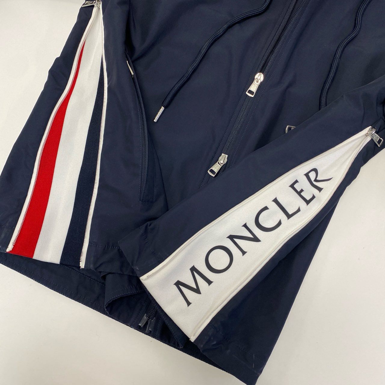 Ma28 MONCLER モンクレール 23SS ATRIA WZIP ナイロンジャケット パーカー フーディ I10911A00008 2 ネイビー メンズo07t