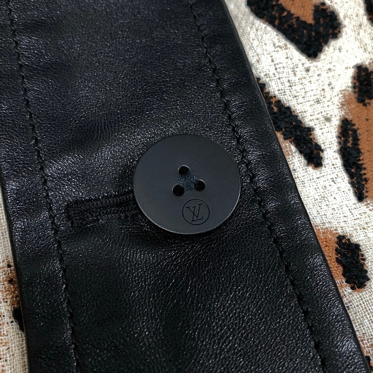 Ij19 【未使用】 LOUIS VUITTON ルイヴィトン 2018aw プレフォールコレクション レオパード テクニカル ウールコート RW181A GFA FECO90 サイズ38 ブラウン レディースu02t