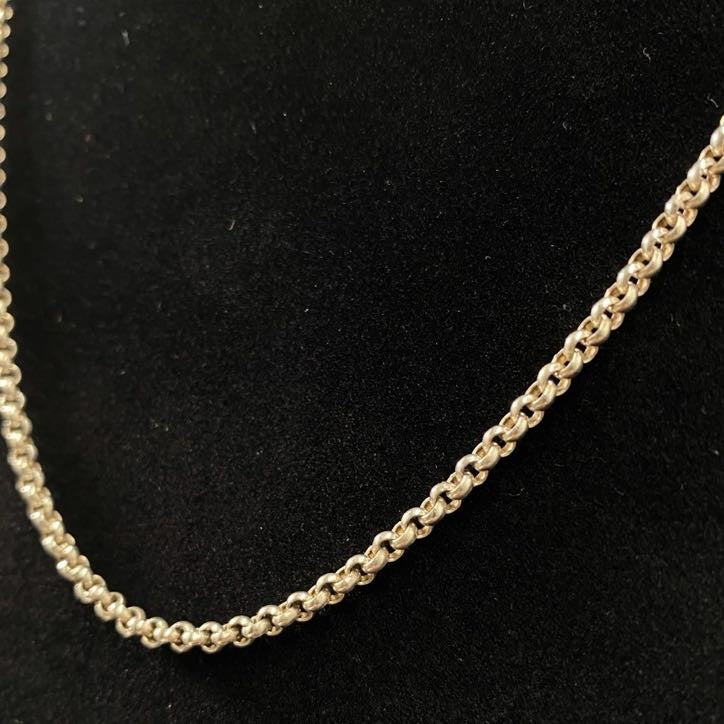 h17-⑨ SAAD サード 甲丸 シルバーチェーン ネックレス 45.5cm 925 SILVER CHAIN NECKLACE アクセサリー ジュエリー