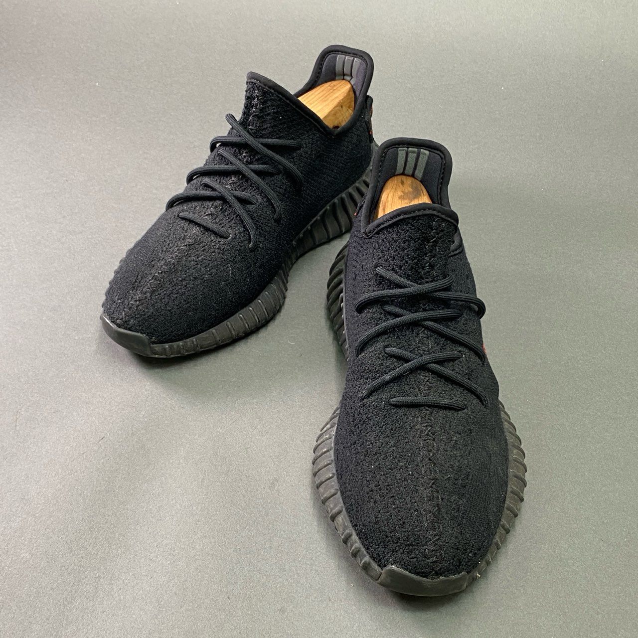 3k11 adidas アディダス YEEZY BOOST 350 V2 イージーブースト スニーカー CP9652 27cm ブラック シューズ  箱付き