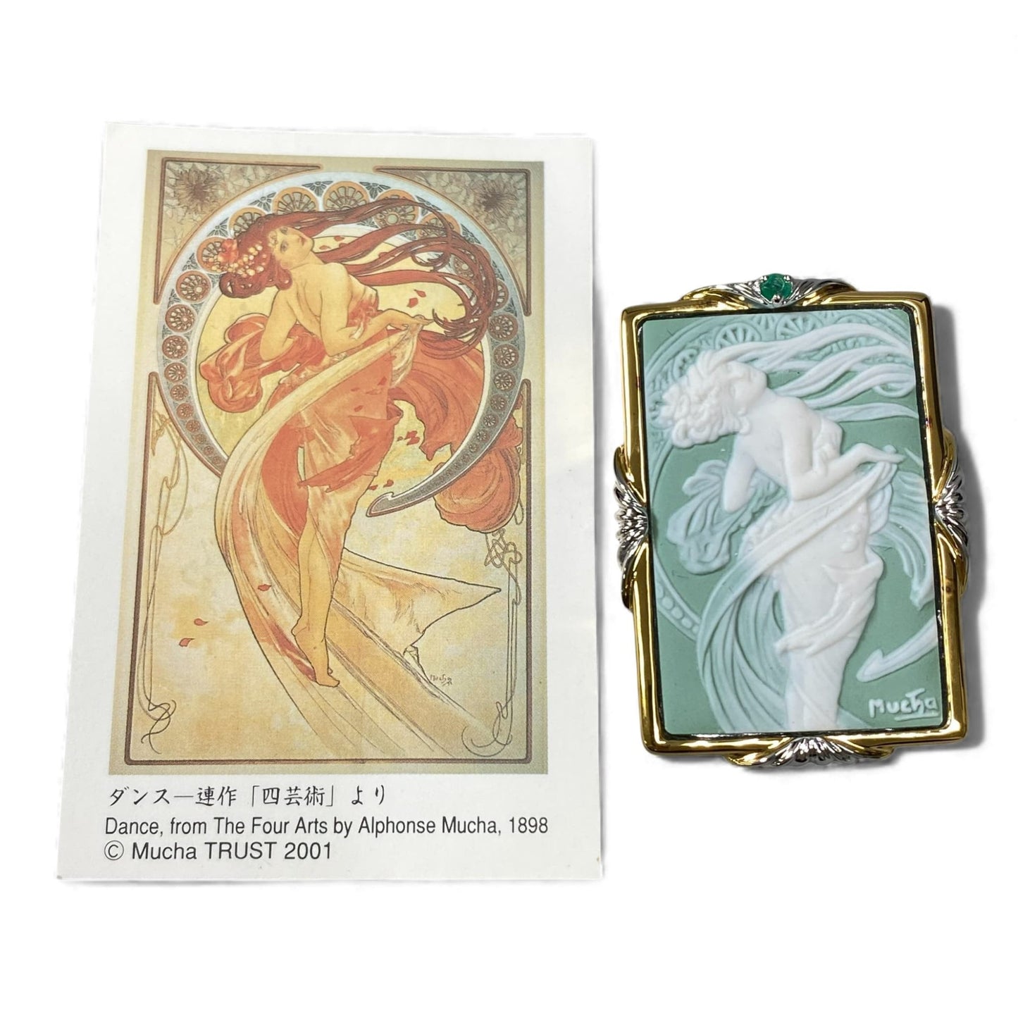 l14 Mucha ミュシャ 四芸術 SV925 宝飾ペンダントコレクション ネックレス Silver シルバー アクセサリー 箱付きt18r