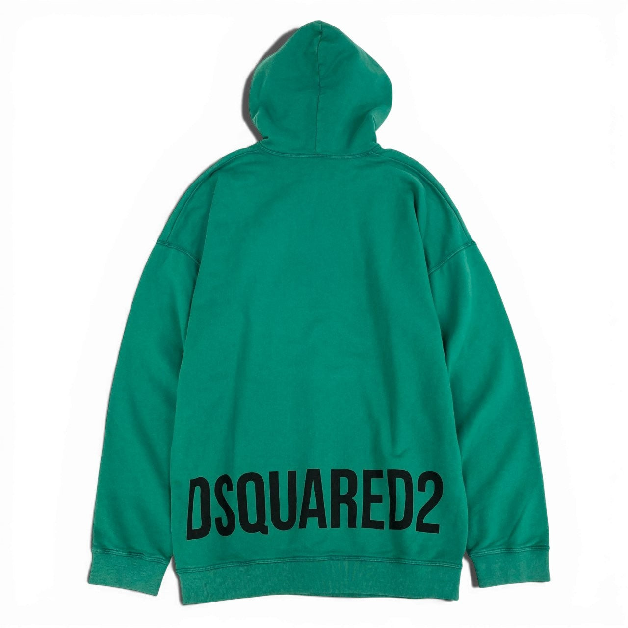20a26 DSQUARED2 ディースクエアード バックロゴプリント プルオーバー フーディー パーカー スウェット トップス S72GU0361 XXSサイズ グリーン メンズ 男性用o07t