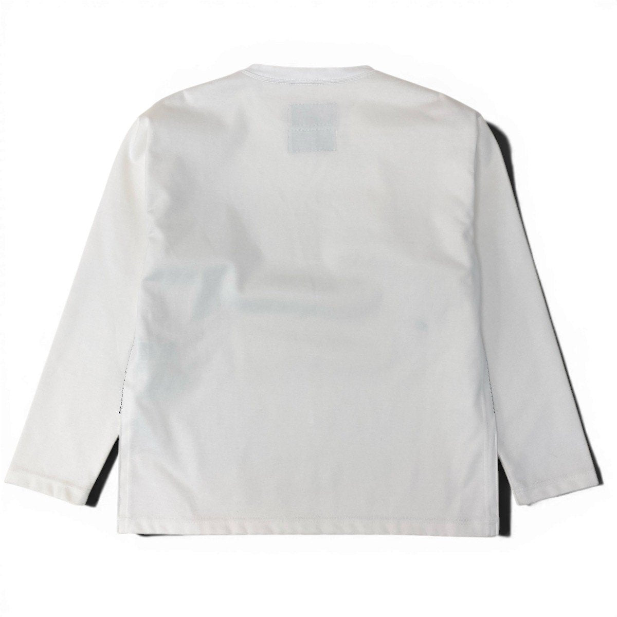 12g18 FUMITO GANRYU フミトガンリュウ Piko embroidery side line L/S T-shirt BONDING ロングスリーブ カットソー FU4-CU-16 サイズ2 ホワイト メンズo07t