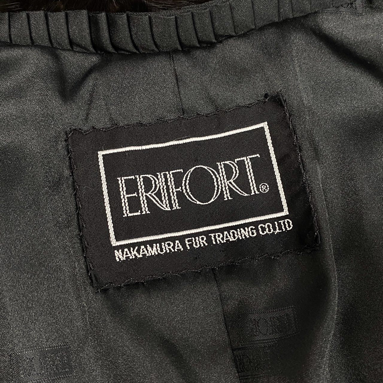 6L5 ERIFORT SAGA MINK ROYAL サガミンクロイヤル 金サガ マホガニーミンク ポンチョ ケープ コート サイズF ダークブラウン 最高級本毛皮 MINK FURt18r