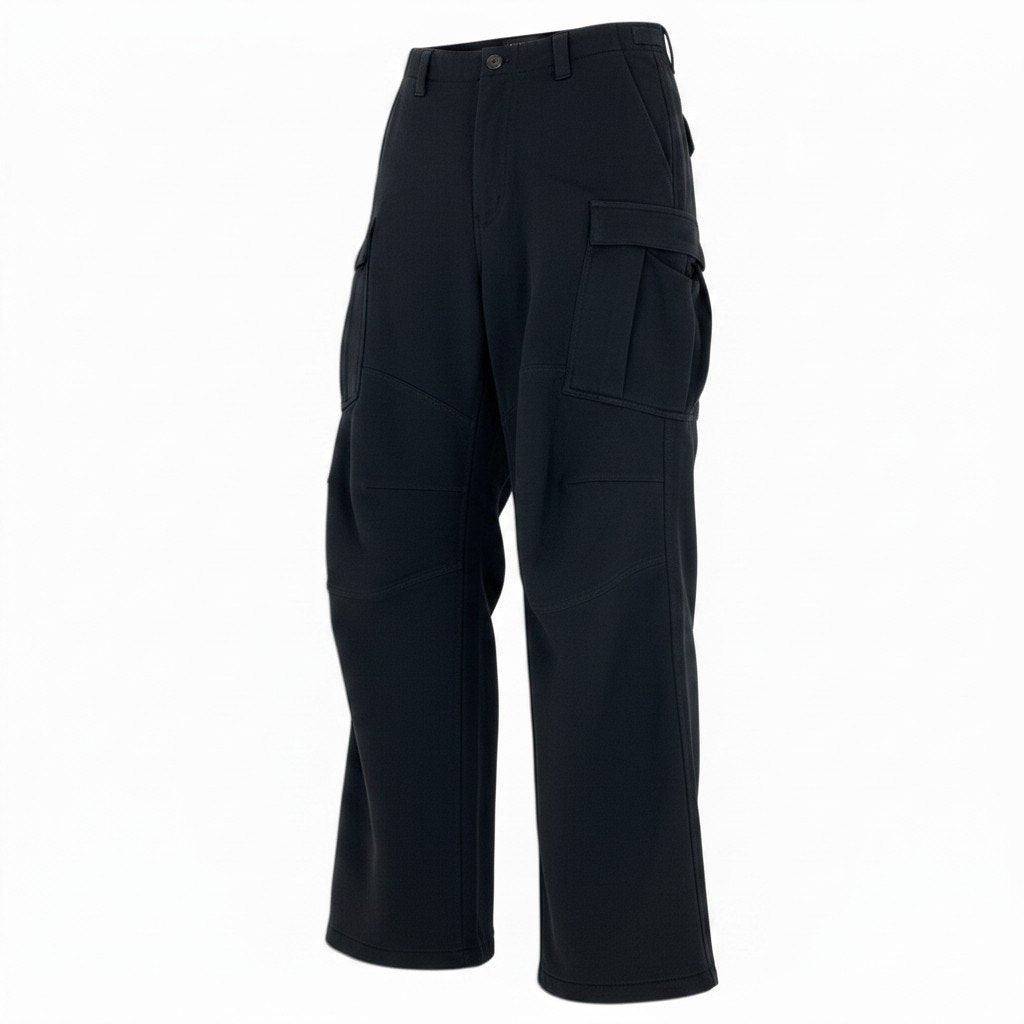 Md23 BALENCIAGA バレンシアガ 23ss Kick Cargo Pants スウェット カーゴ バギーパンツ 720243 サイズXXS ブラック コットン100％ ユニセックス 男女兼用k02i
