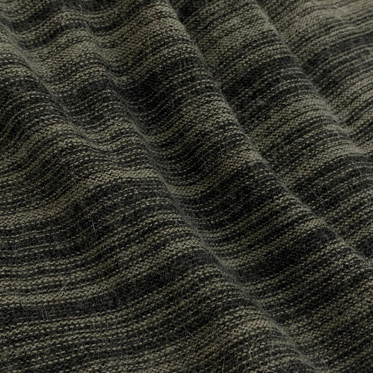 Ag10 issey miyake イッセイミヤケ 70's ニットスカート ロングスカート ボーダー グレー系 レディースk02i