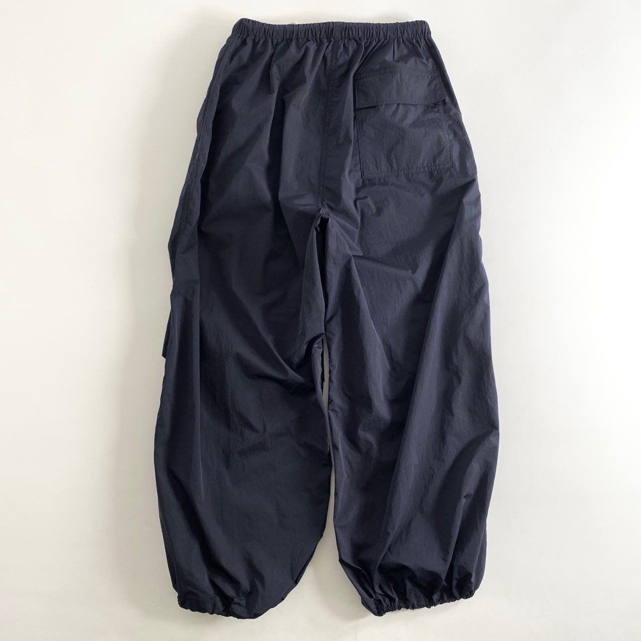 21h7 SOUMO ソウモ 日本製 NYLON OVER PANTS ナイロンオーバーパンツ イージー ボトムス 16-SP-04-DNV 01 ダークネイビー ナイロン