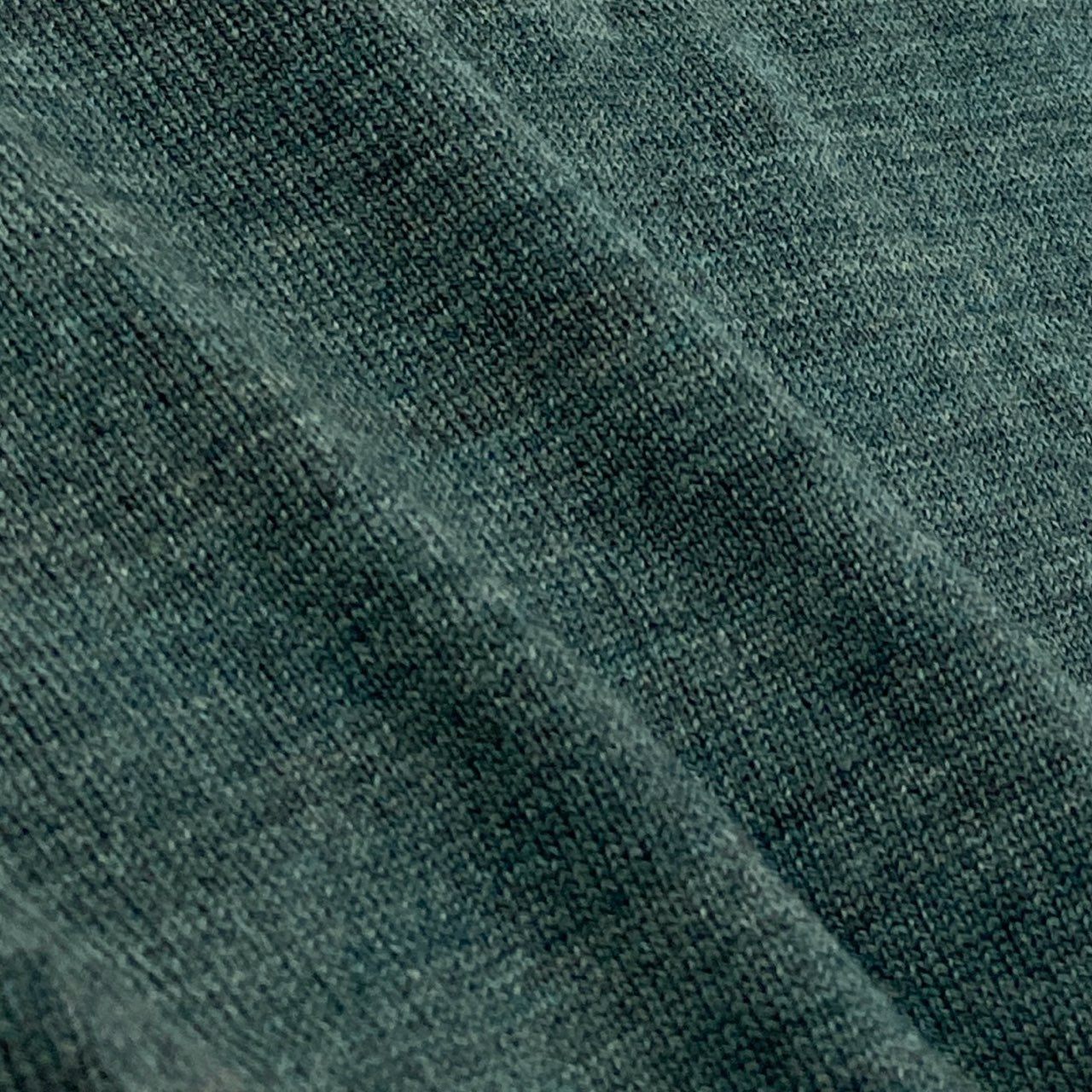 70a15 JOHN SMEDLEY ジョンスメドレー 英国製 ニットベスト ノースリーブカーディガン ハイゲージニット メンズ 紳士服 グリーン ウール100％u02t