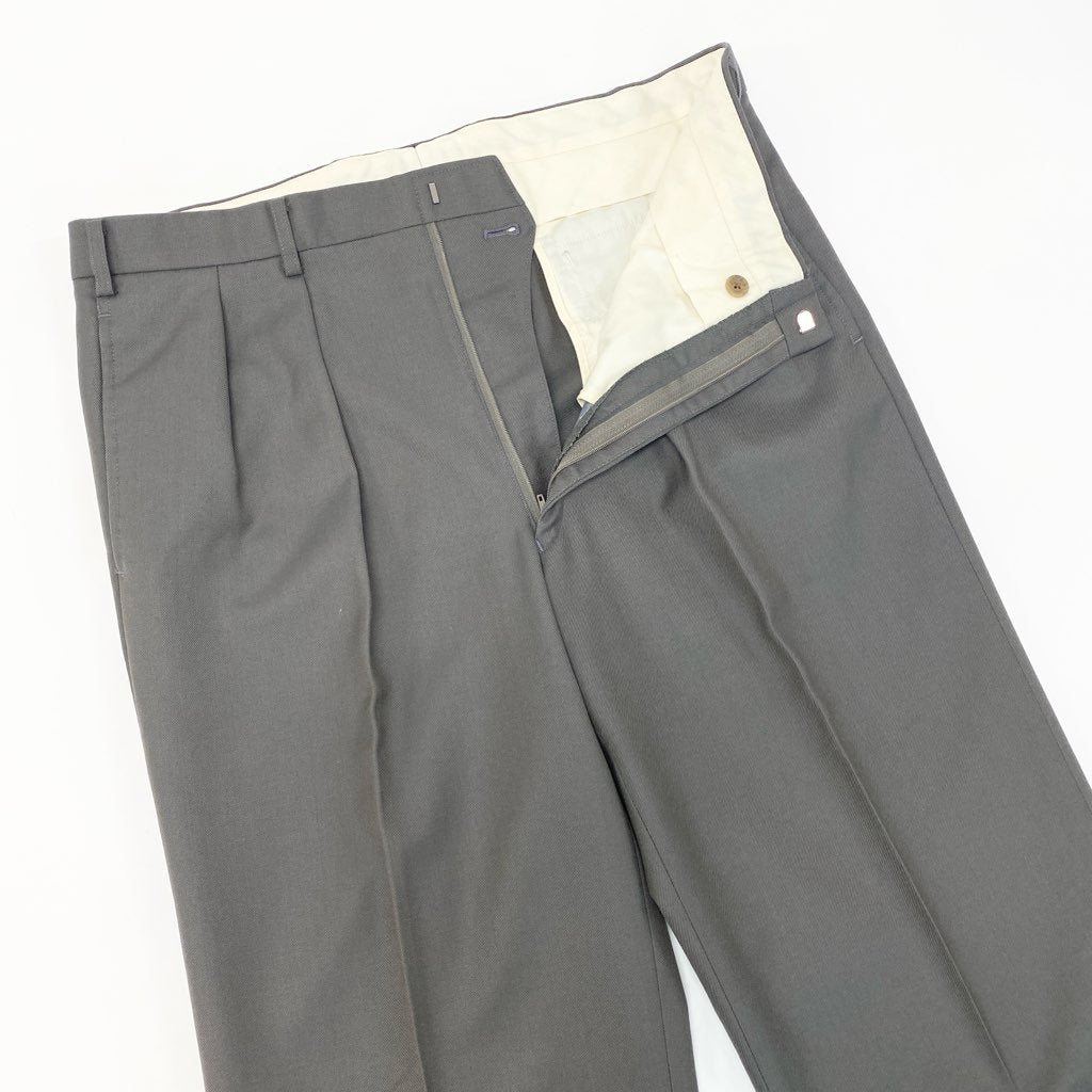 22l28 BURBERRY バーバリーズ スーツセットアップ テーラードジャケット スラックスパンツ 96-86-170AB5 ブラウングレー ウール100％ メンズ 男性用o07t