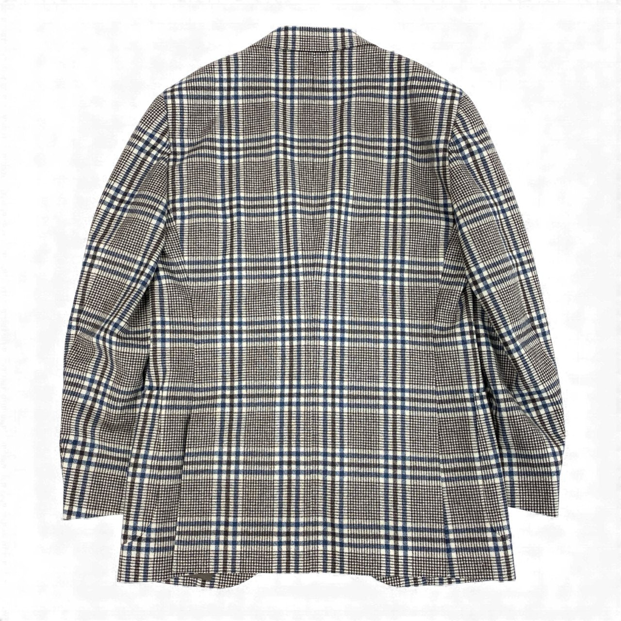 27L12 《美品》 BEAMS F ビームスエフ テーラードジャケット ウールジャケット ブレザー 95 アイボリー ブラウン ウール メンズ 男性用u02t