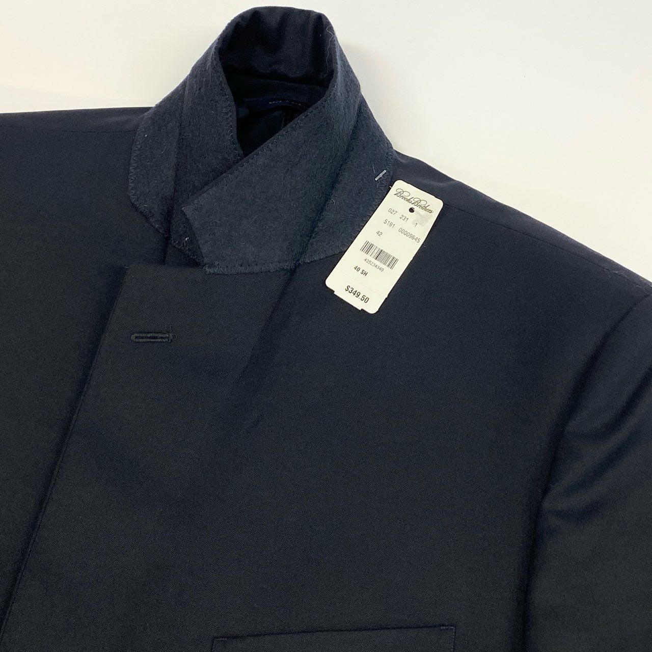 16k10 《新品未使用》 Brooks Brothers ブルックスブラザーズ 金ボタン ブレザー テーラードジャケット 40 ダークネイビー 紺ブレ MADISON FIT スーツ フォーマル タグ付t18r