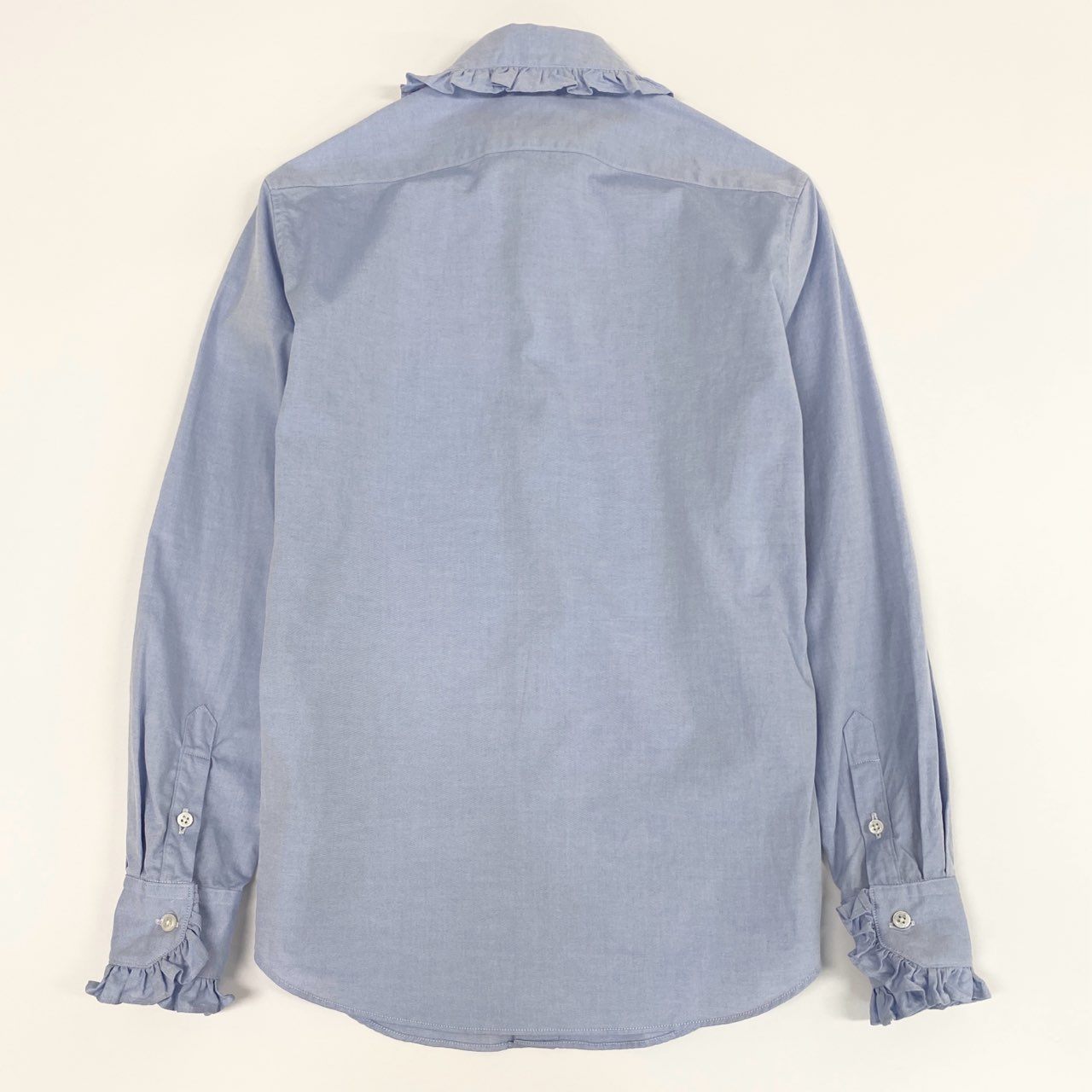 37a16 MADISON BLUE マディソンブルー ROUND COLLAR FRILL SH L