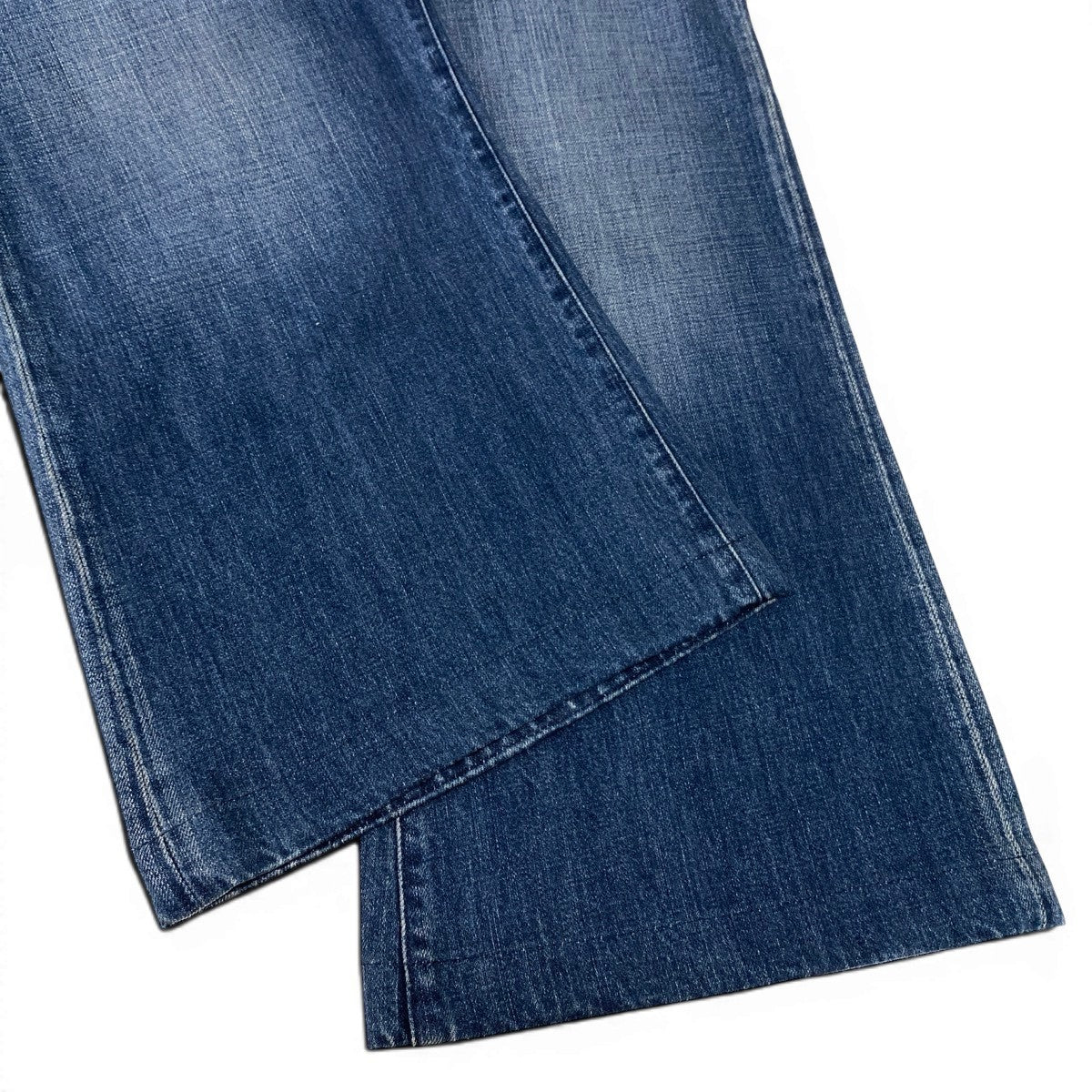 Ef25 Christian Dior クリスチャンディオール ワイドストレート デニムパンツ 942A10A3321 サイズ42 イタリア製 インディゴ コットン100％ レディースo07t