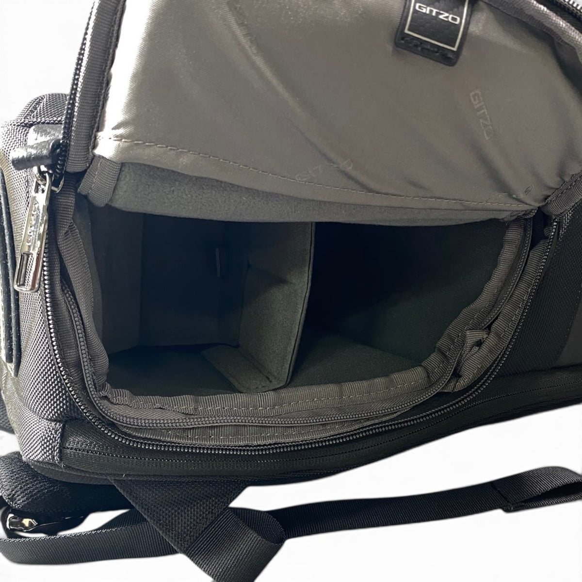 Bh20 Gitzo ジッツオ センチュリー トラベラー カメラバッグ リュック バックパック GCB100BP ブラック レザー メンズ 男性用t18r