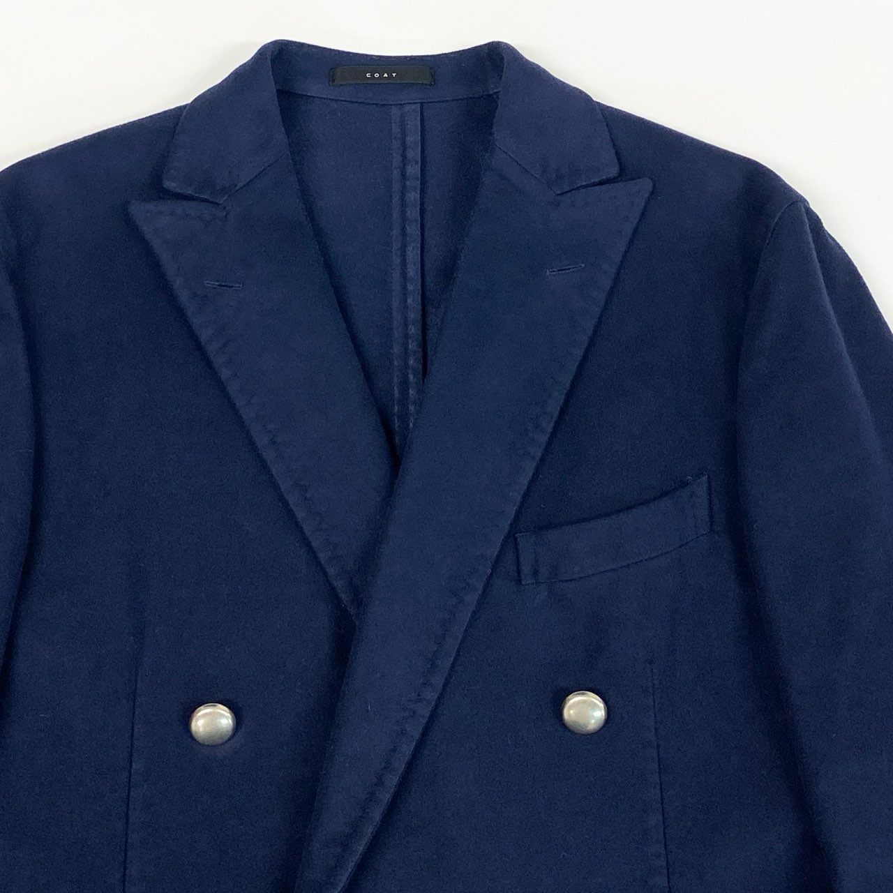 83L19 BOGLIOLI ボリオリ スエードジャケット ダブルジャケット 46 ネイビー メンズ 男性用u02t