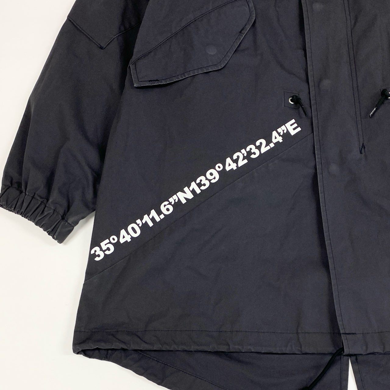 49L9 WTAPS ダブルタップス 20SS ミリタリージャケット コート フィッシュテール 201WVDT-JKM01 01サイズ ダークグレー系 メンズo07t