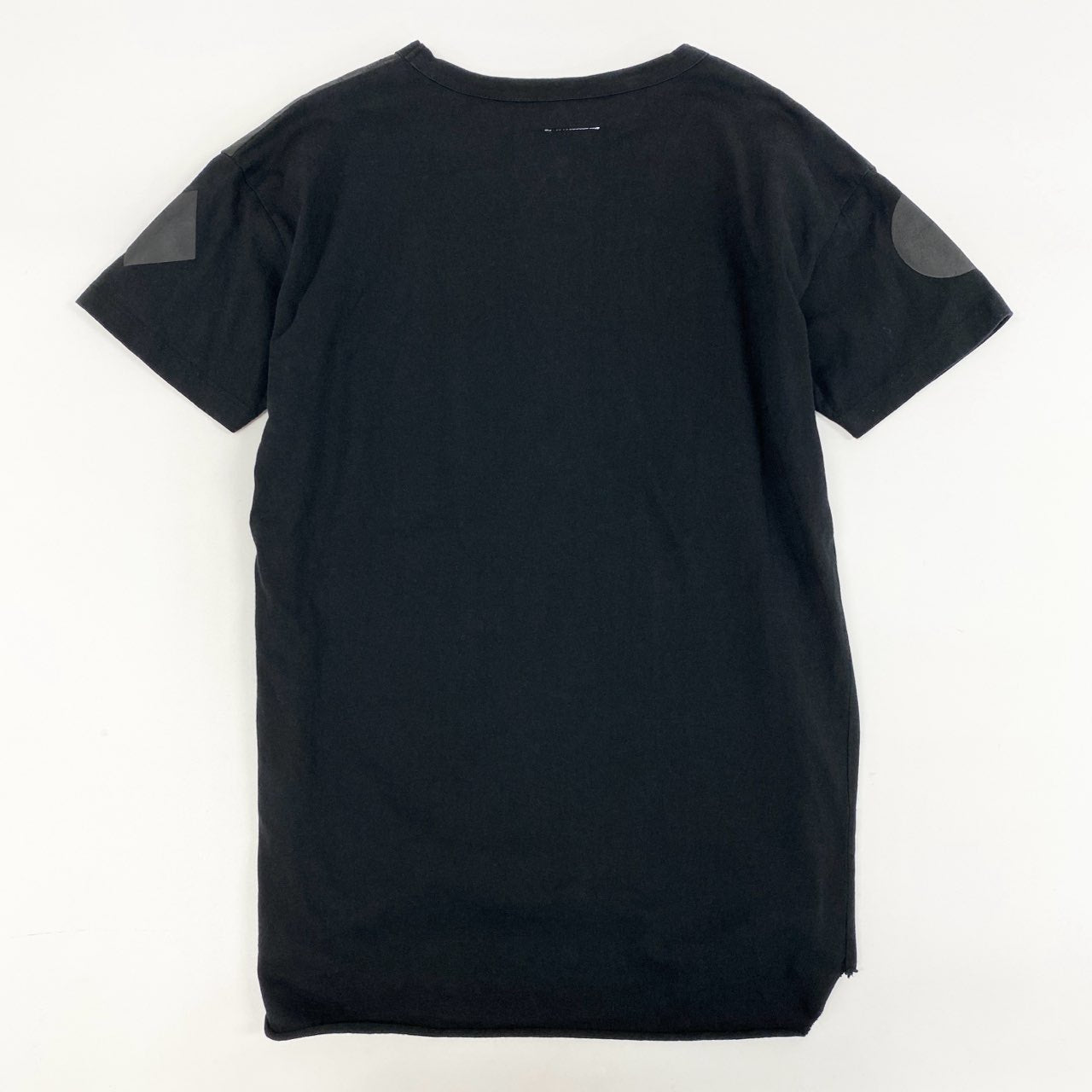 78i10 MM6 maison martin margiera エムエムシックス メゾンマルジェラ 半袖Tシャツ カットソー トップス コーティングデザイン XS ブラック レディース 2013年k02i