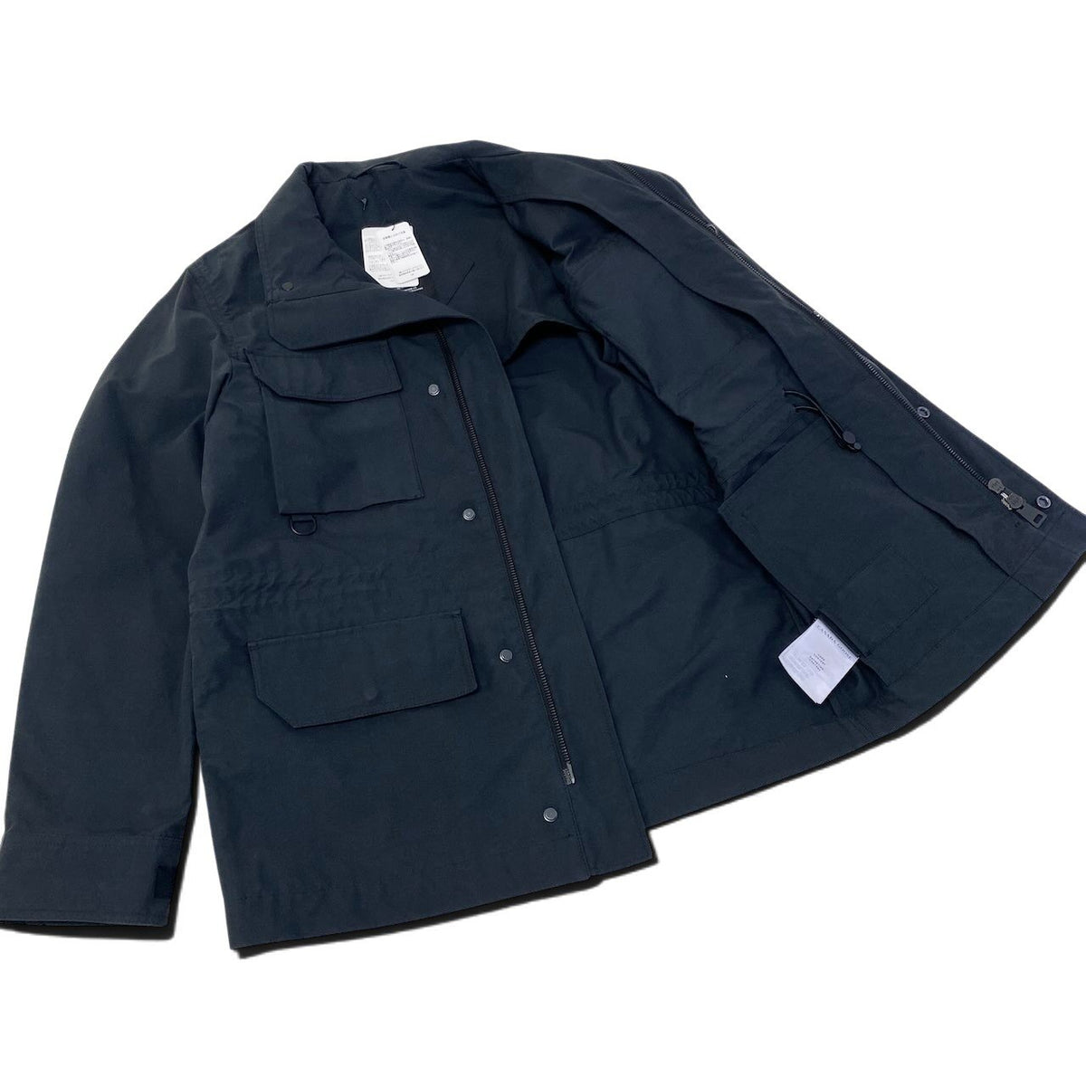 37i26 【未使用タグ付】 CANADA GOOSE カナダグース ハリソンジャケット ロゴパッチ 4814M サイズSP ネイビー コットン ナイロン メンズk02i