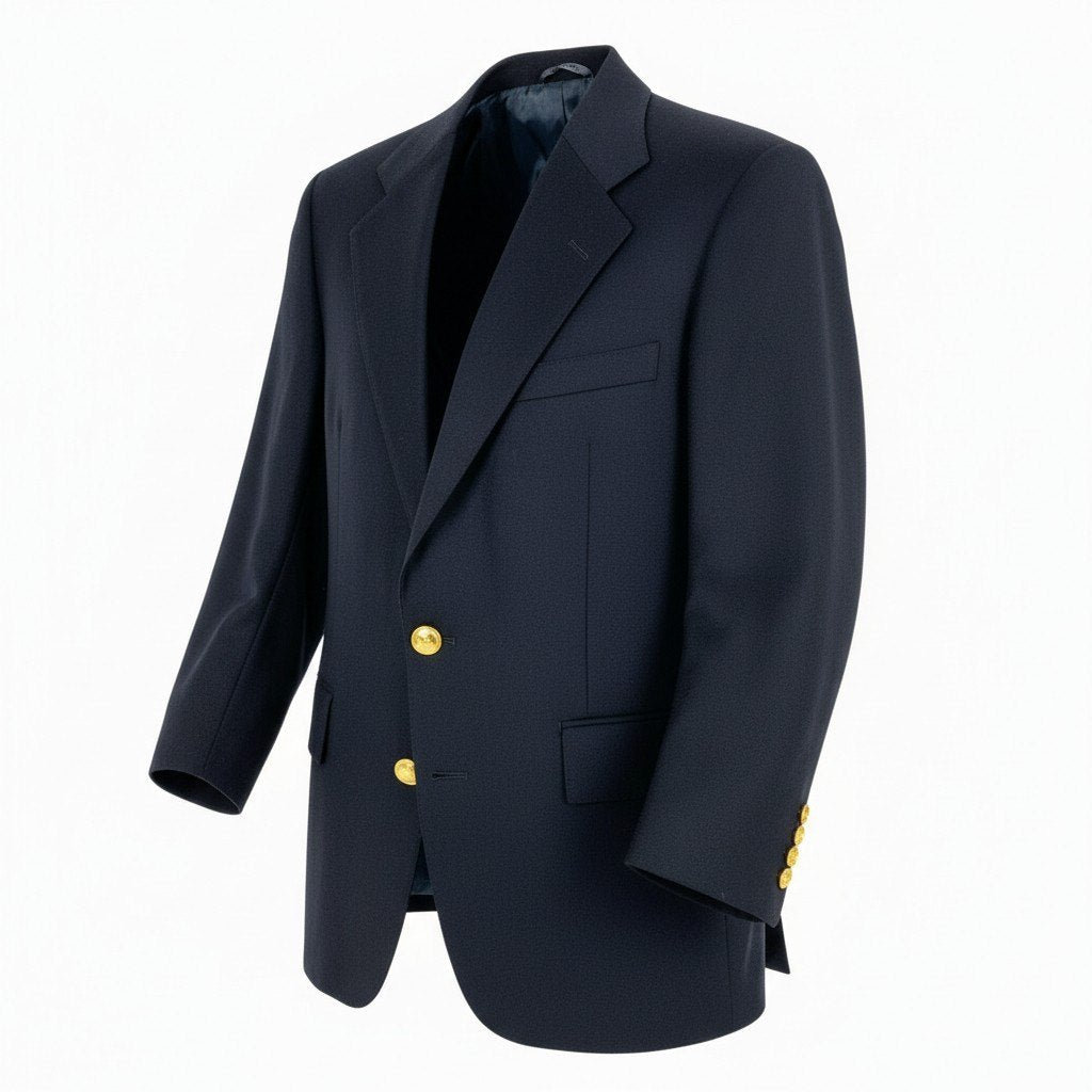 20a26 Polo by Ralph Lauren ポロバイラルフローレン テーラードジャケット シングル 2B 金ボタン メンズ 紳士服 AB5 ネイビー ウール100％u02t