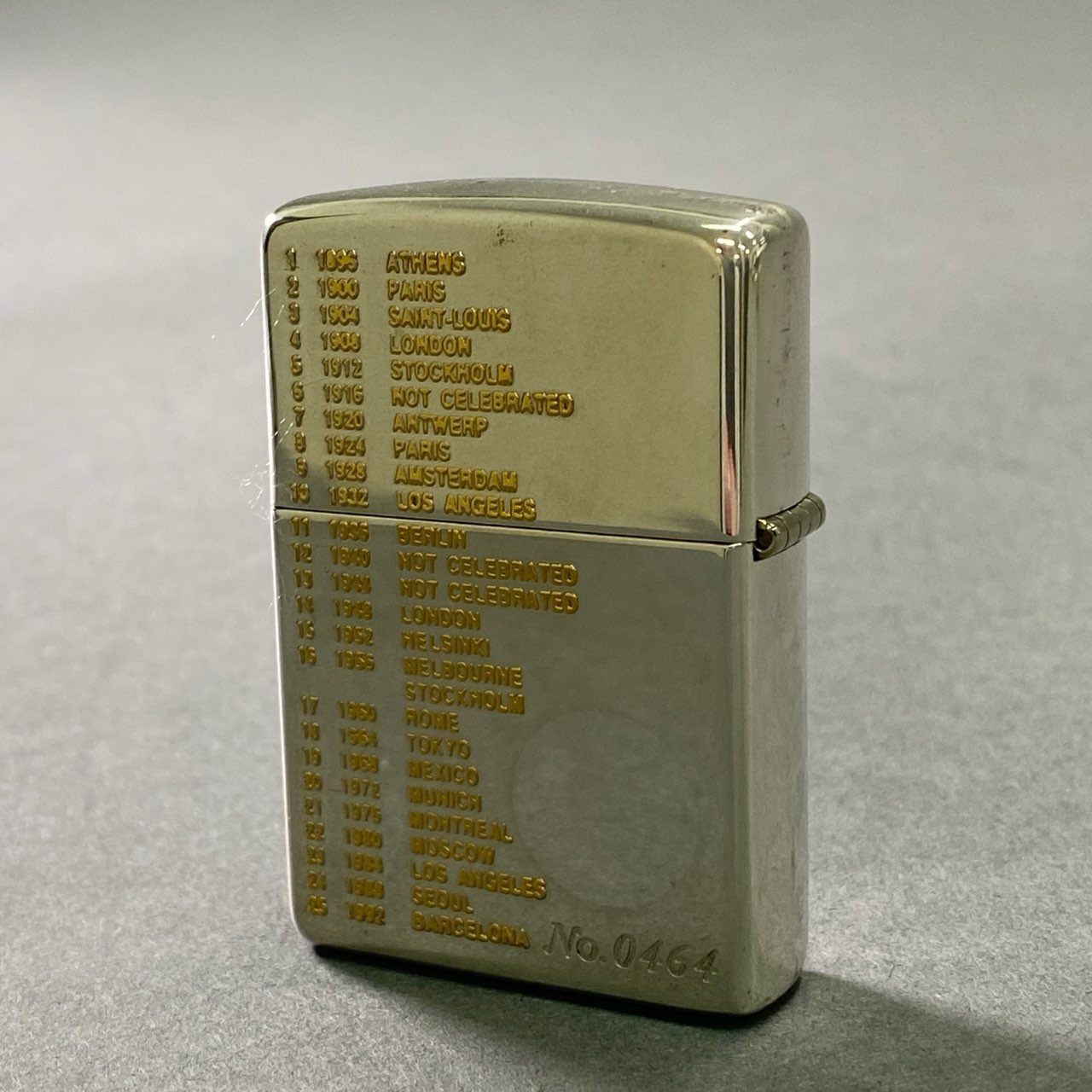 7f11 《希少》 ZIPPO ジッポ Atlanta 1996 アトランタ スターリングシルバー オイルライター Starling Silver No.0464 オリンピック