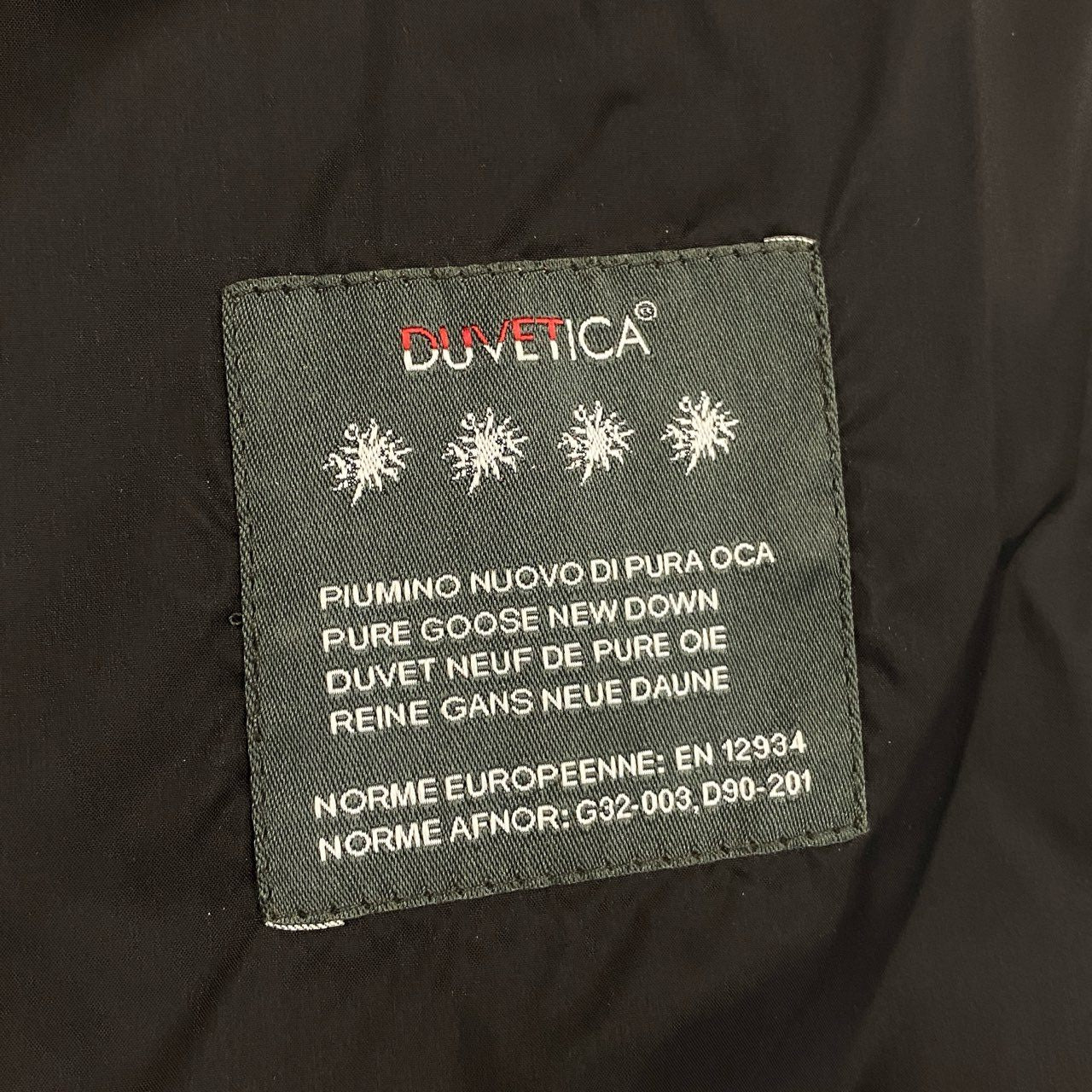 7L5 DUVETICA デュベティカ Polluce ダウンジャケット ナイロン ダブルジップ アウター 400.02-1001R 50サイズ ブルー メンズu02t