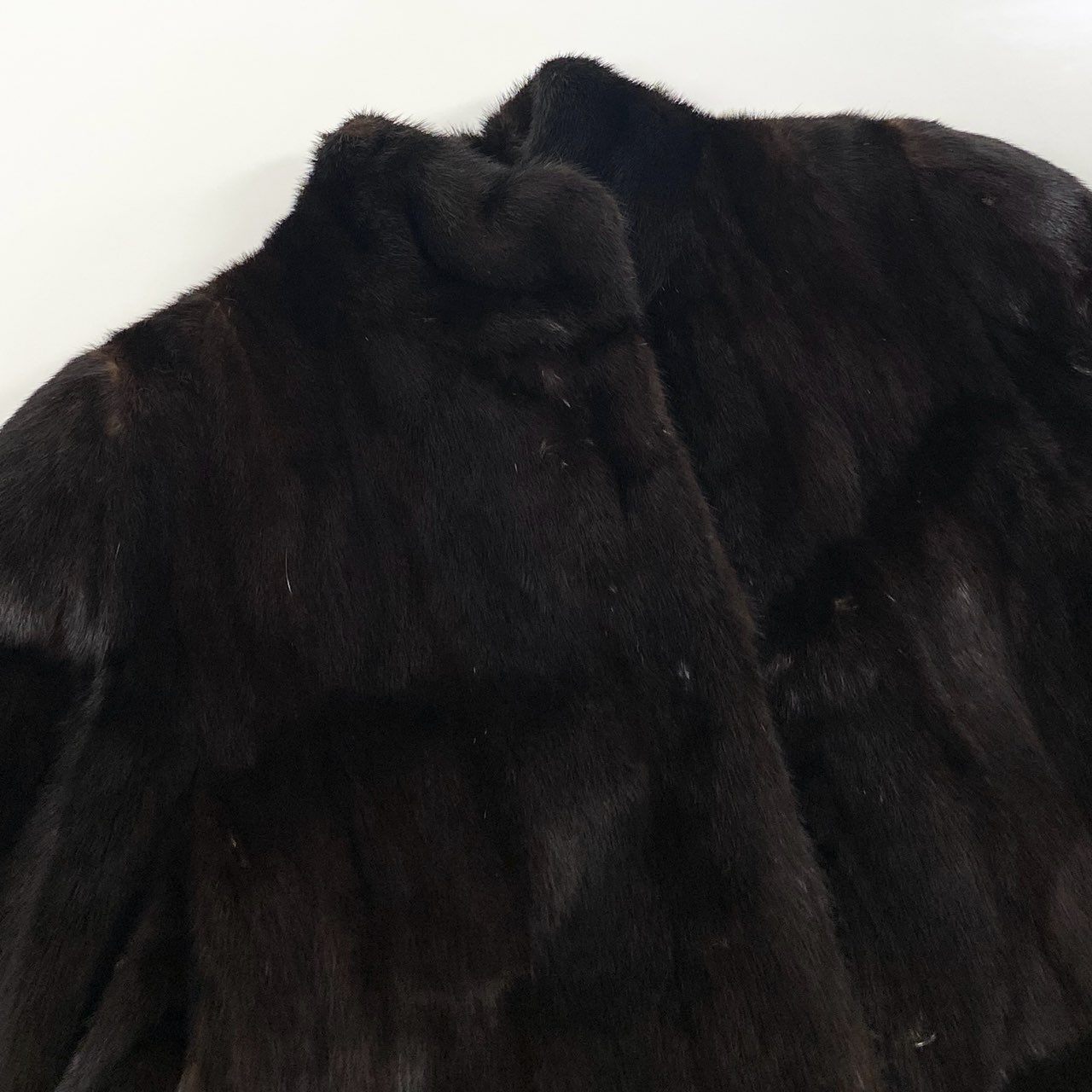 9k2《美品》 マホガニーミンク リアルファー ロングコート ダークブラウン 最高級本毛皮 MINK FUR COAT 毛並み◎ 毛質◎ 艶◎t18r