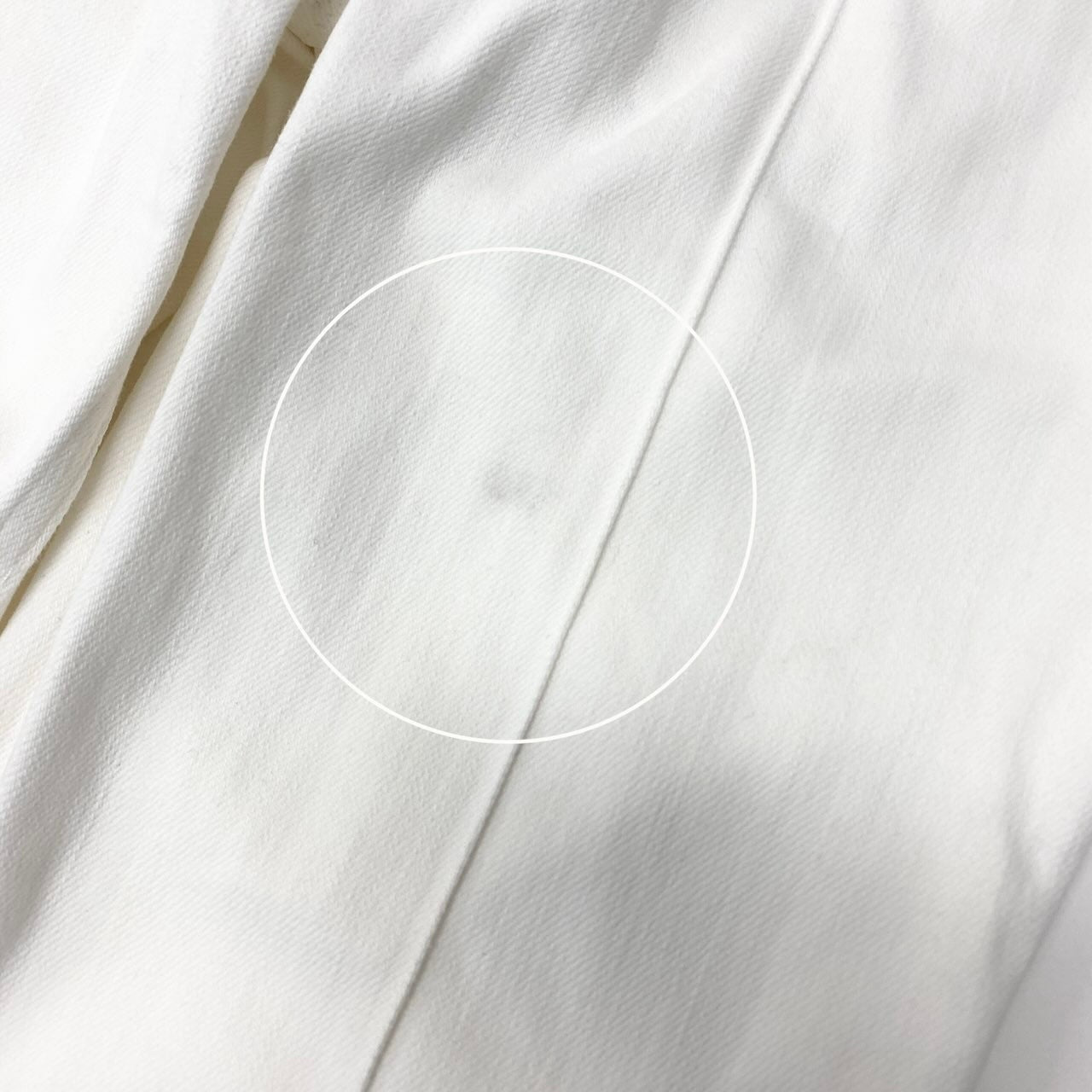 Ed2  LOUIS VUITTON ルイヴィトン クロップド デニムパンツ カラーデニム モノグラムフラワー レディース 女性服 サイズ36 ホワイトu02t
