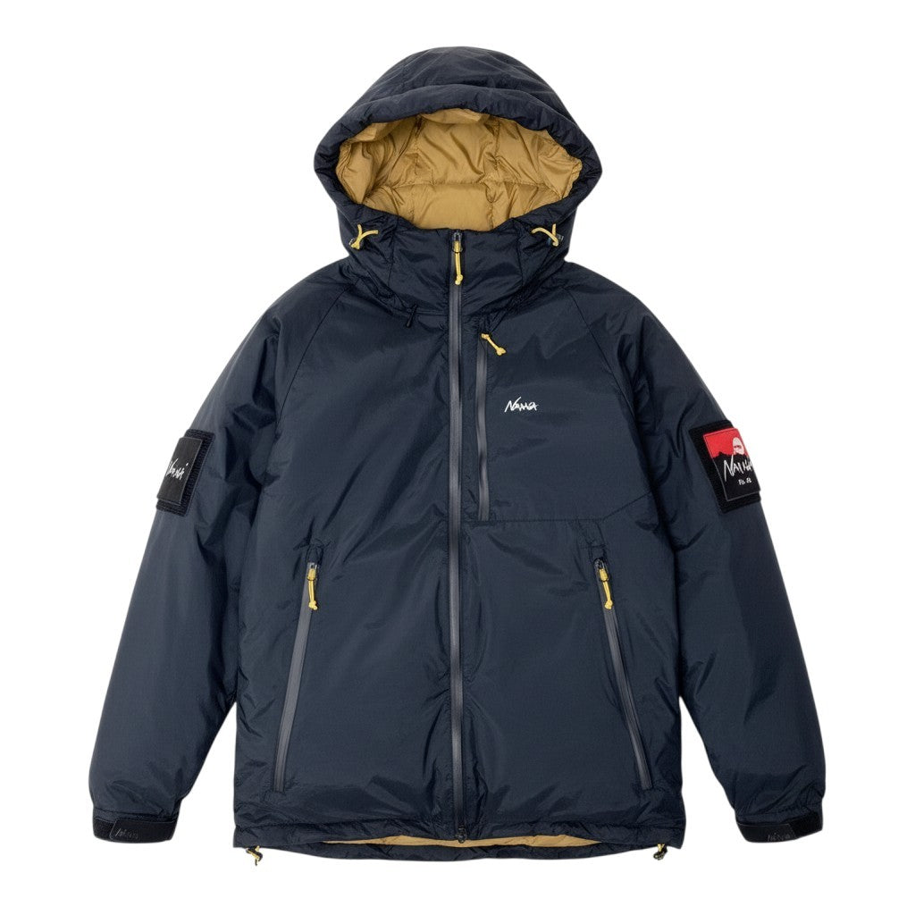30f22 NANGA ナンガ × 天下一品 限定コラボ オーロラテックス ダウンジャケット 24FB-184 M ブラックt18r