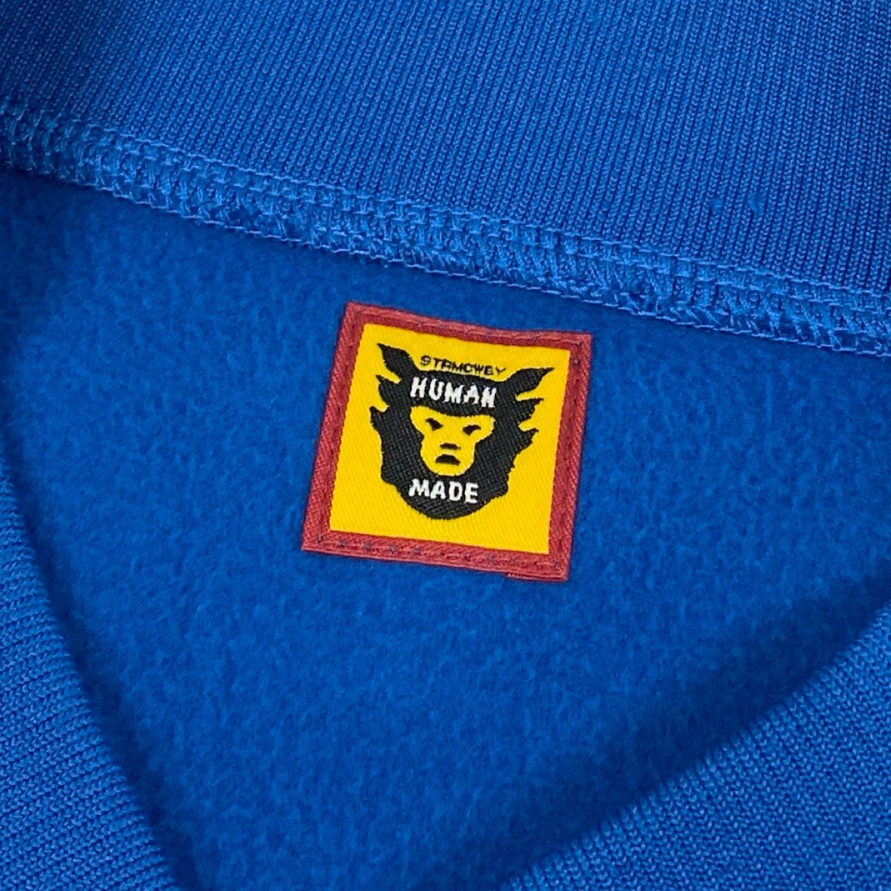 Ic2 HUMAN MADE ヒューマンメイド ロゴテープ ジャージブルゾン ジャケット サイズXXL ブルー メンズ アウターk02i