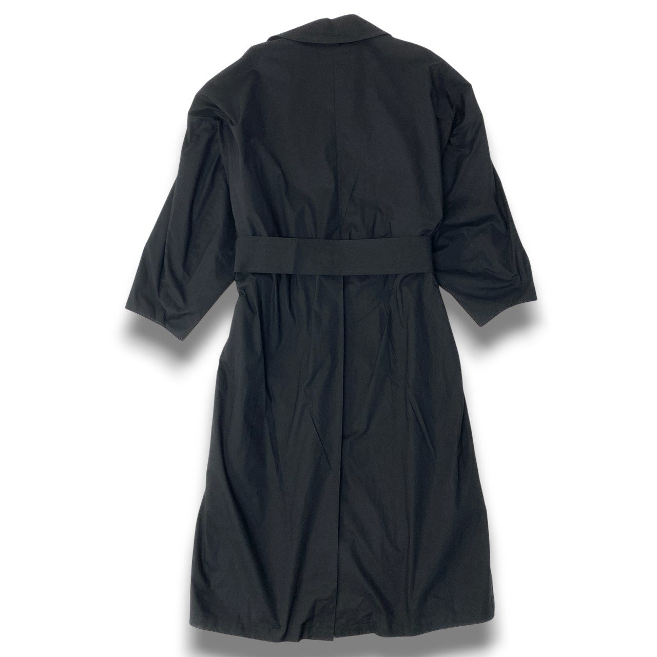 12c7 【未使用】定価8万円 GRIFONI グリフォーニ オーバートレンチコート サイズ38 ブラック レディース 女性用 コート AP STUDIOk02i