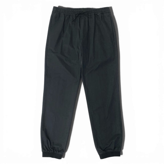 78b5 MONCLER モンクレール 2023 PANTALONE SPORTIVO ナイロン イージーパンツ トラックパンツ ボトムス ロゴワッペン I20912A00009 48 ブラック コットン ナイロン メンズk02i