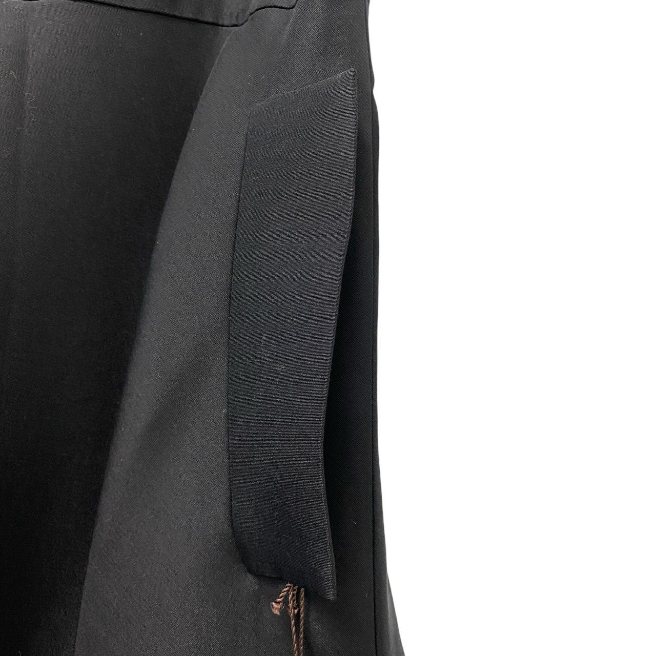 15c3 【未使用タグ付】 FOXEY フォクシー リッチグレー フレアスカート フロントボタン ウールシルク混 レディース 女性服 36558 サイズ40 ブラックu02t