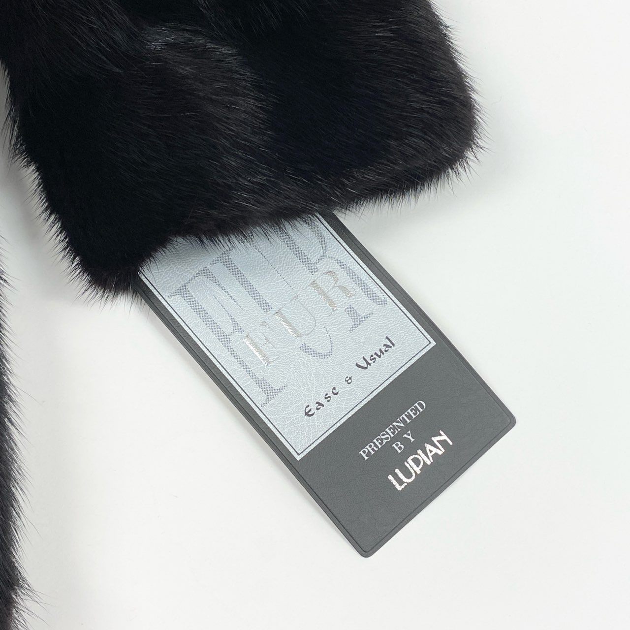 42k14 【美品】 THE INTERNATIONAL COLLECTION インターナショナルコレクション ファーコート 毛皮コート ミンクファー セミロングコート ダークミンク Fサイズ ブラック レディースu02t