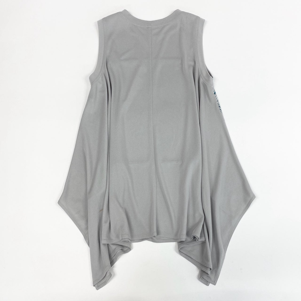 45k26 《美品》 TOKUKO 1er VOL トクコプルミエヴォル ノースリーブワンピース フレアワンピース イラストプリント○ レディース 女性用 9 グレーu02t