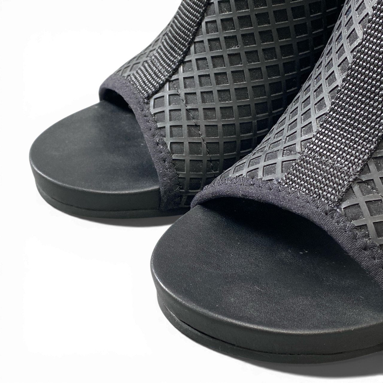 3a5 UNITED NUDE ユナイテッドヌード ヒールサンダル Emaz Fab ブーティー シューズ 37サイズ ブラック レディースk02i