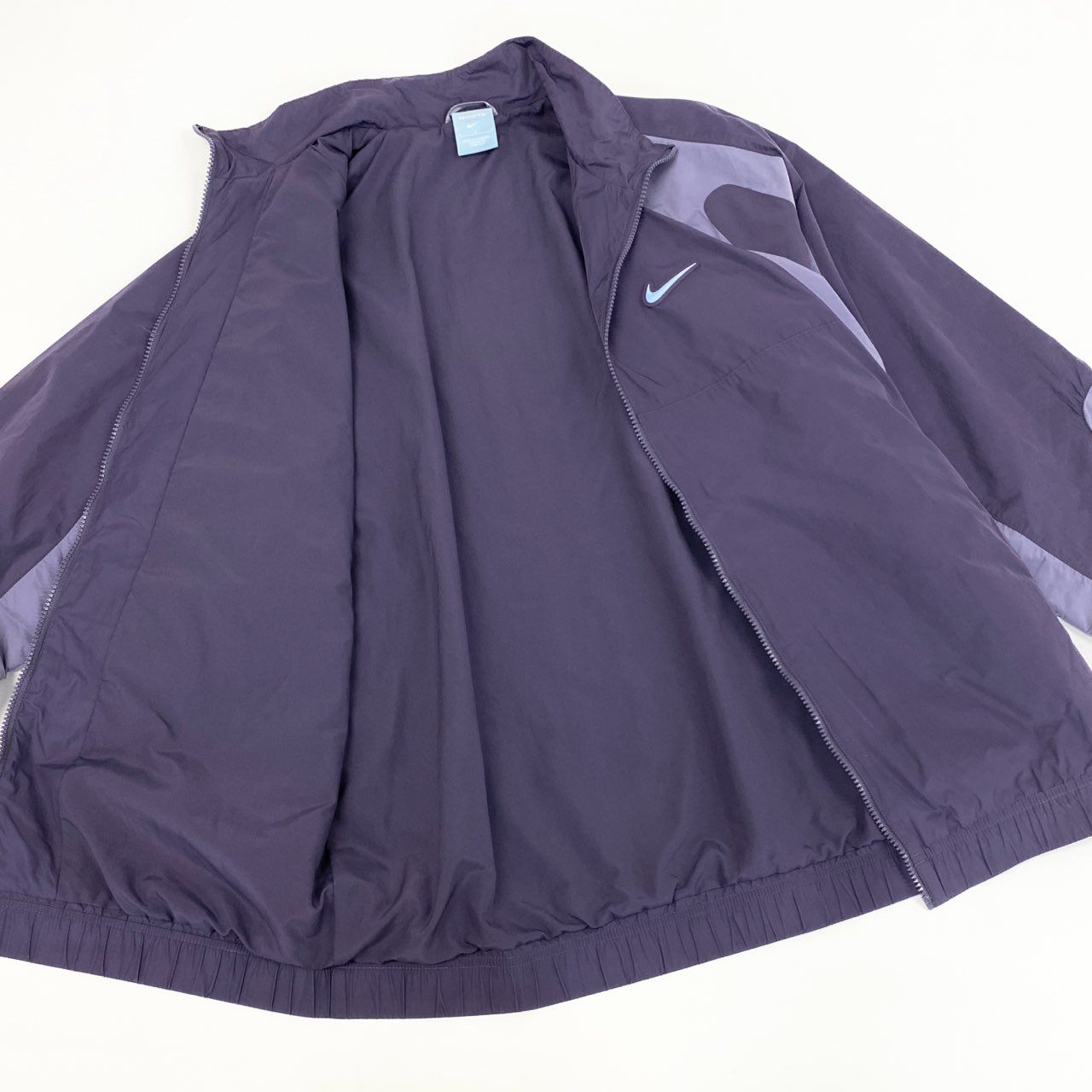 57f6 NIKE x NOCTA ナイキ ノクタ コラボ NRG DY TRACK JACKET PANT セットアップ トラックジャケット パンツ ボトムス DO2807-573 Lサイズ パープル ダークレーズン ナイロン