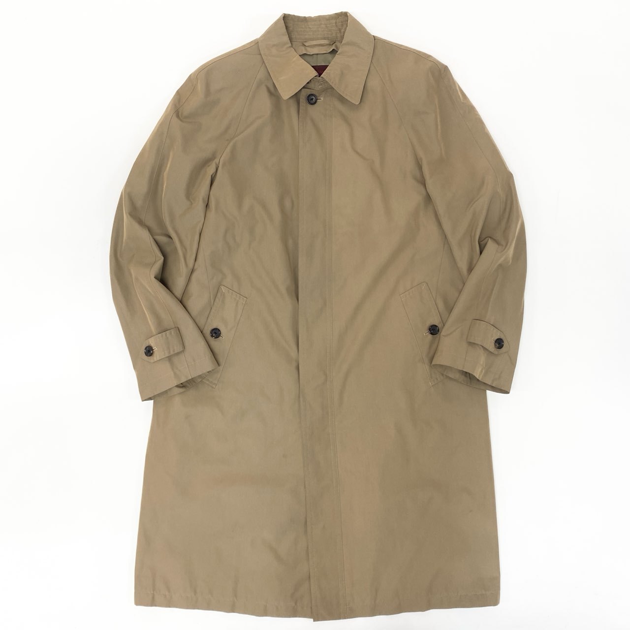 40k18 D`URBAN ダーバン ステンカラーコート ライナー付 ロングコート 比翼ボタン メンズ 紳士服 LL ベージュu02t