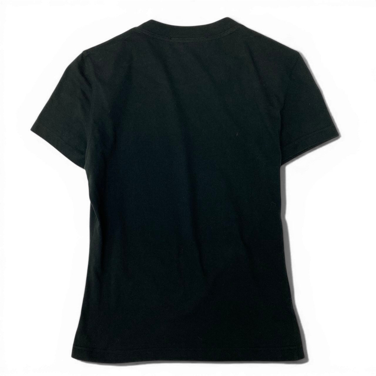 85d9 Christian Dior クリスチャンディオール ガリアーノ期 CDスマイル 半袖カットソー トップス 1H12055022 36 ブラック コットンu02t