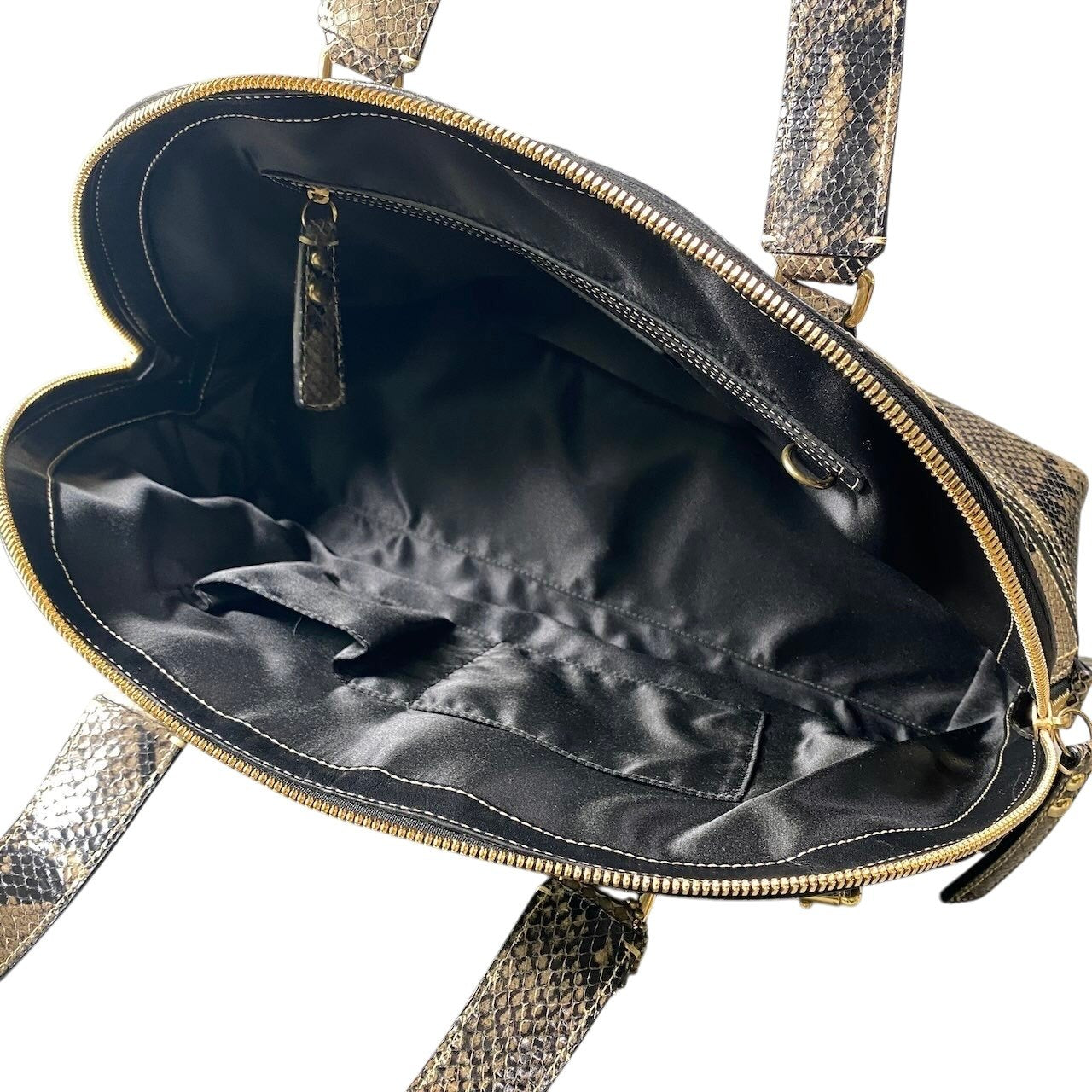 h11 COACH コーチ ミランダプリンテッド パイソンサッチェル ハンドバッグ Hampton Miranda Python Satchel Handbag 11089t18r