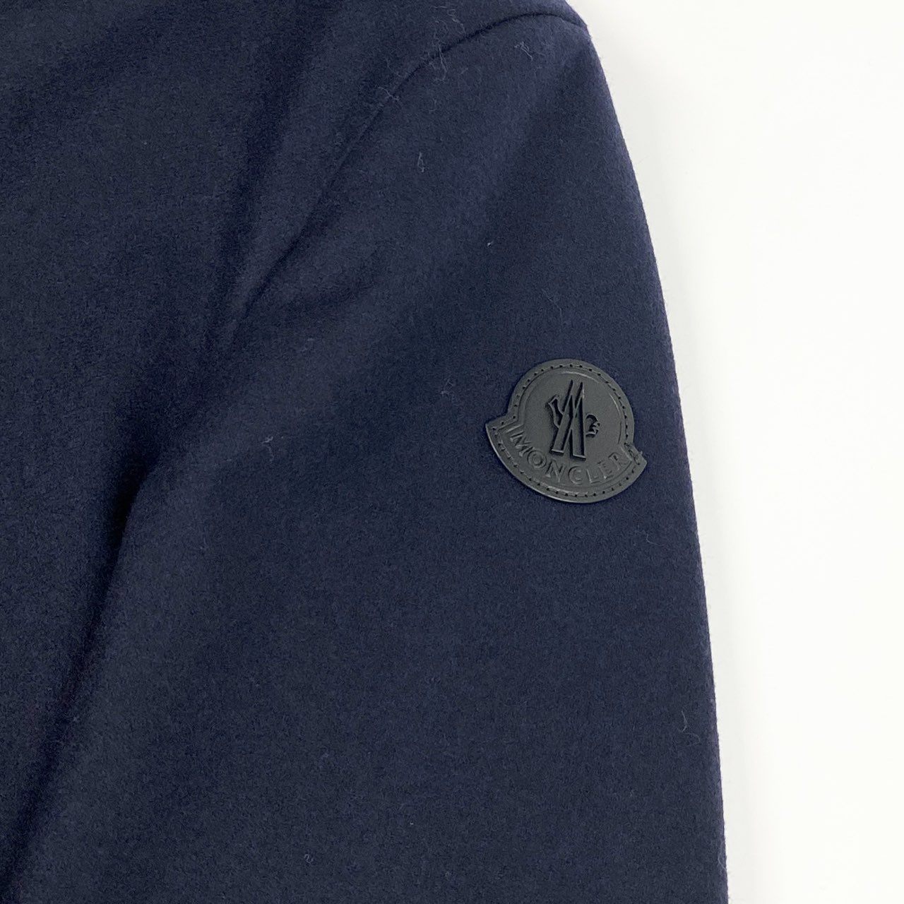 37d14 MONCLER モンクレール CALLAQUI GIUBBOTTO ウールダウンコート アウター H20911C00013 1サイズ ネイビー ウールナイロン100％ メンズ 男性用sn1