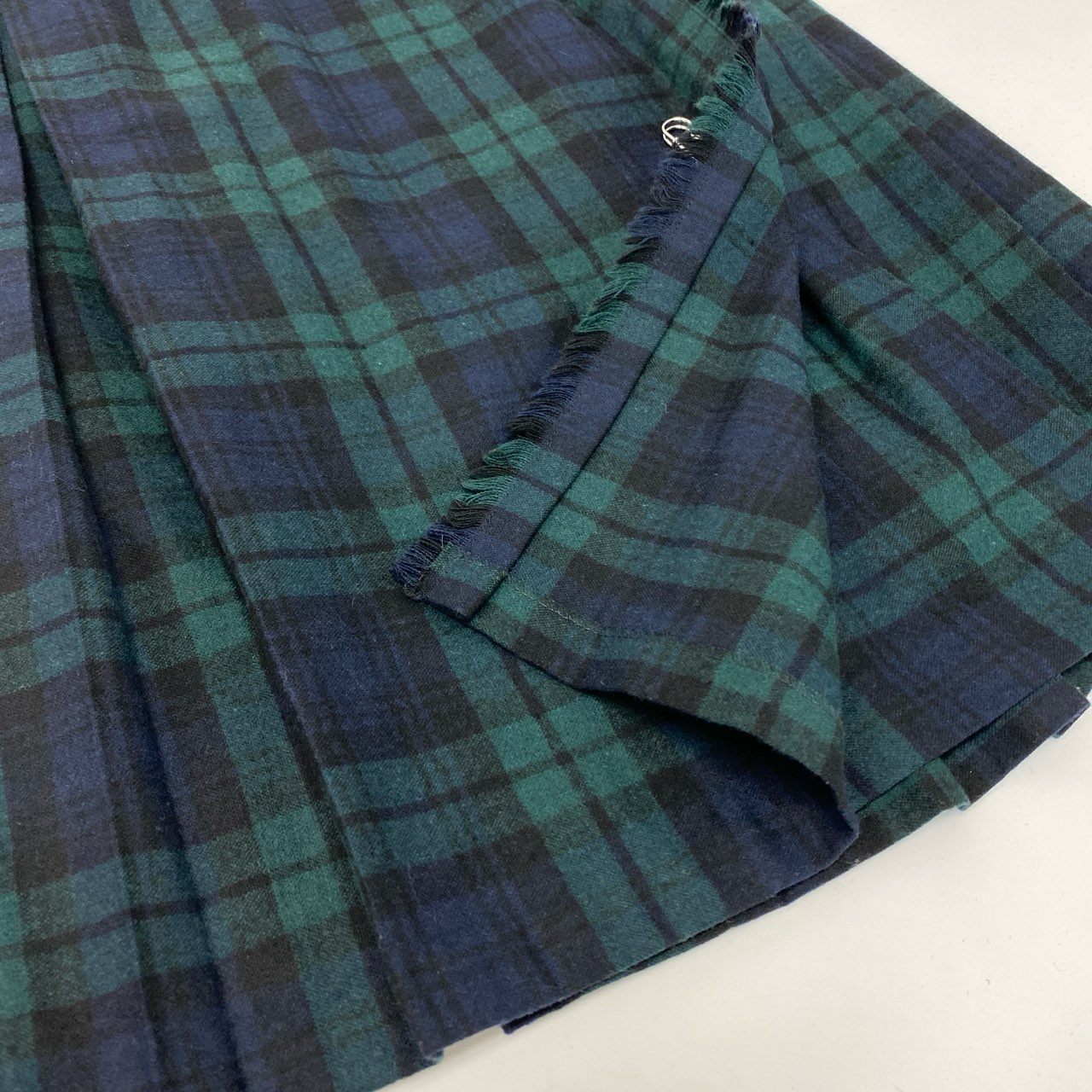 23L8 O’NEIL OF DUBLIN オニールオブダブリン 定番 チェック柄 巻きスカート ロングスカート クリップ付き 12 グリーン レディース 女性用u02t