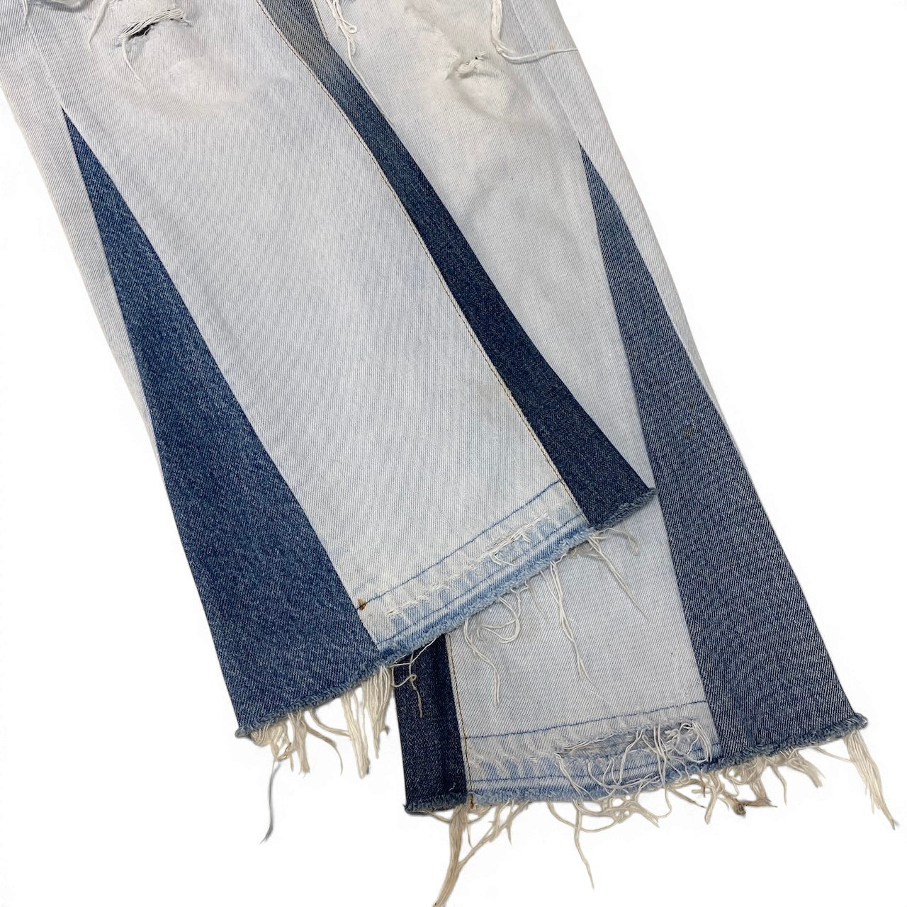 Mf26 Gallery Dept x Levi's ギャラリーデプト リーバイス フレアデニム ヴィンテージ加工 リメイクデニム ライトウォッシュデニム ボタンフライ メンズ 男性用 30 ライトブルー コットン100％u02t