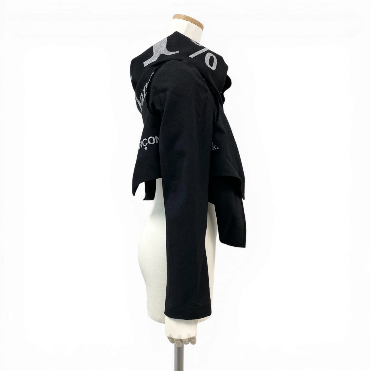 Ad7 COMME des GARCONS コムデギャルソン AD2003  変形デザインジャケット 羽織  ブラック レディースta1