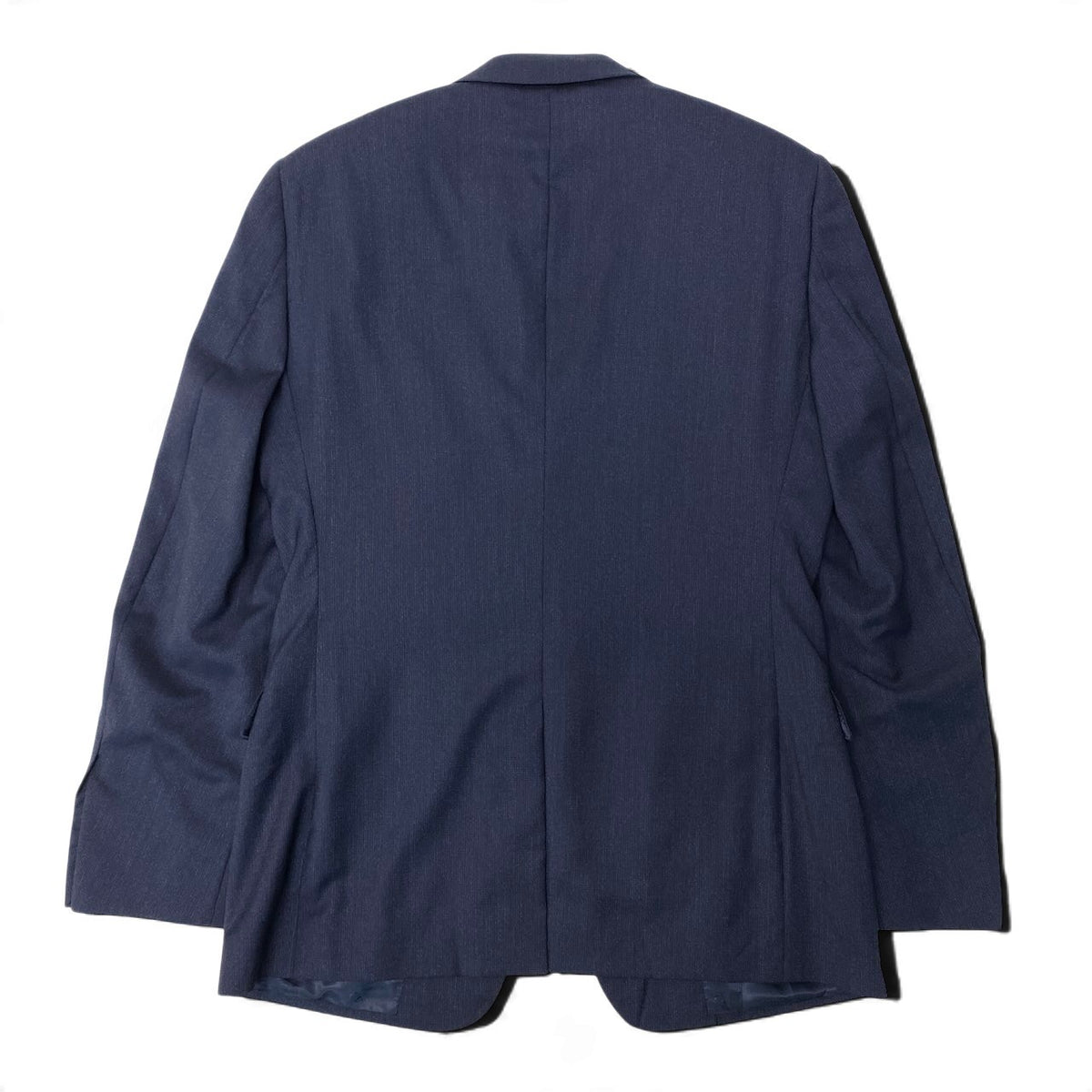 29j15 【極美品】 DIOR ディオール テーラードジャケット シングル 2B  サイズ48C ネイビー ウール100％ メンズu02t