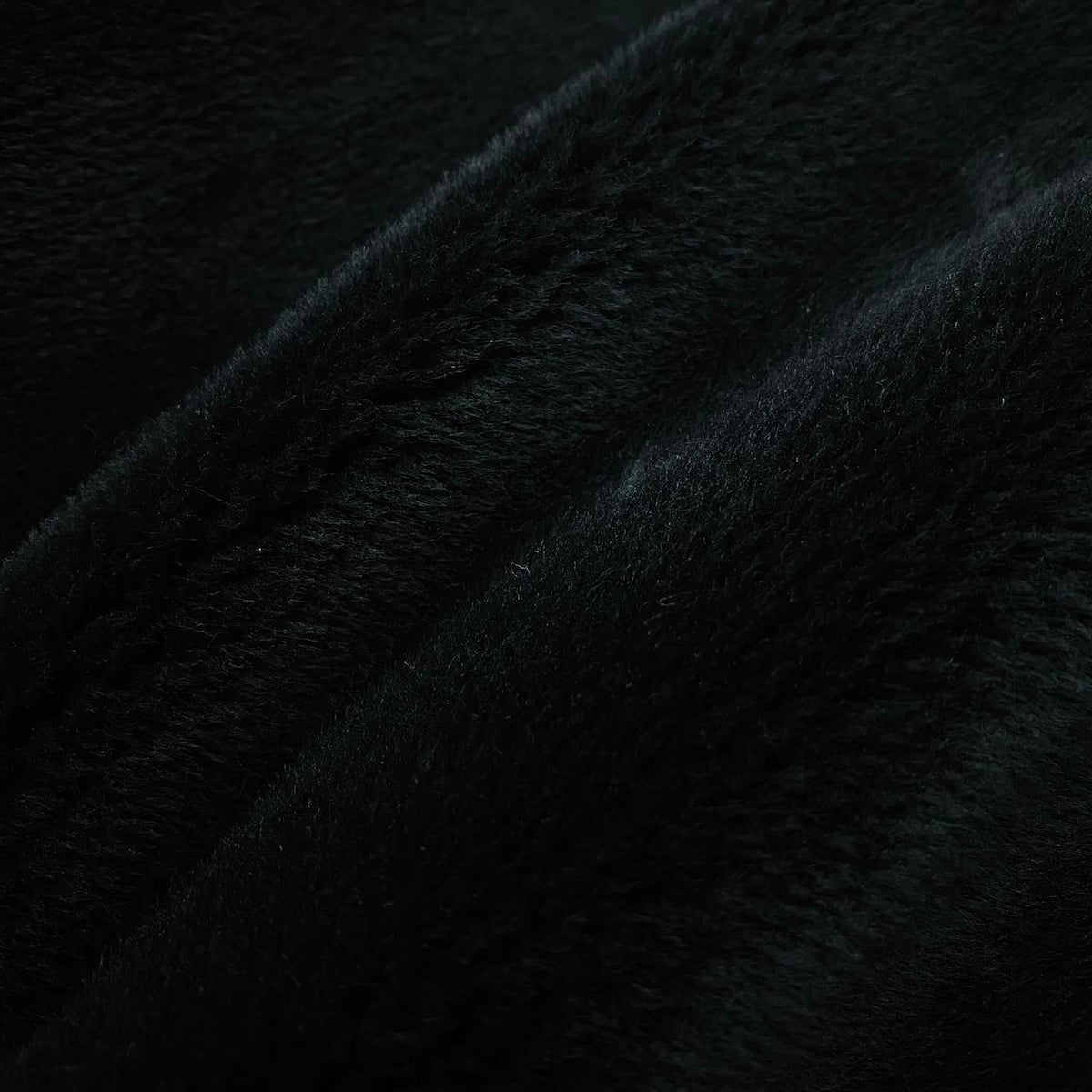 27j16 【美品】 sulvam サルバム 19aw ビッグファージャケット ファイクファーブルゾン SK-Y05-600 サイズS ブラック メンズu02t