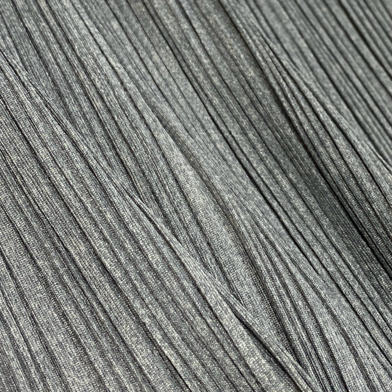 61a24 PLEATS PLEASE プリーズプリーツ イッセイミヤケ ハイネックトップス プリーツ カットソー PP61-JK162 3 グレー  レディース 女性用k02i