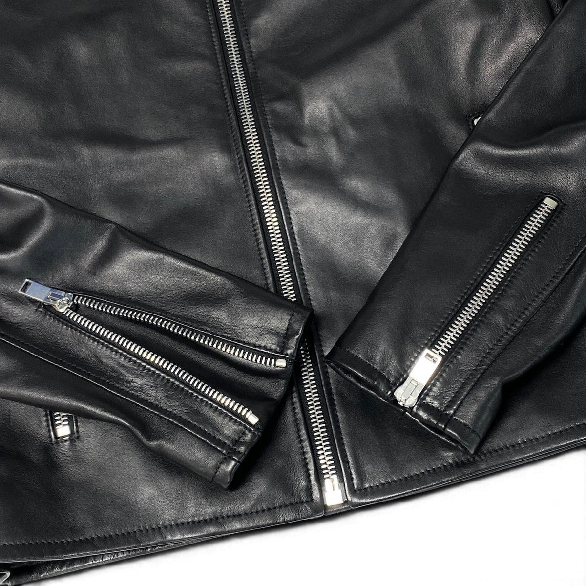 j29 《タグ付》 SAINT LAURENT サンローラン キースレザージャケット Keith Leather Jacket 362239 50 ブラックt18r