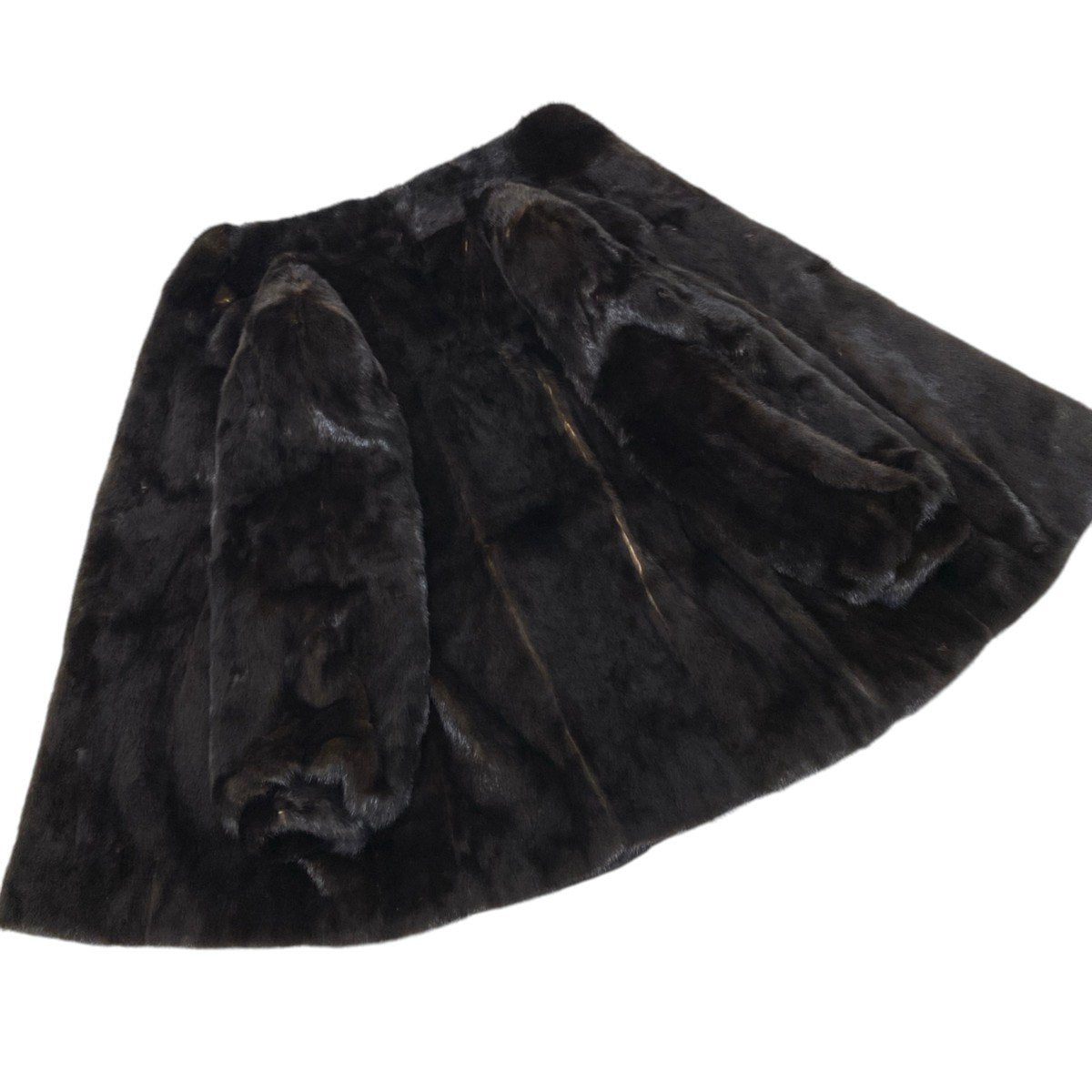 76i24 SAGA MINK サガミンク 金サガ ダークミンク ファーコート サイズ3 ダークブラウン 本毛皮 Dark Mink Fur Coat リアルファーt18r
