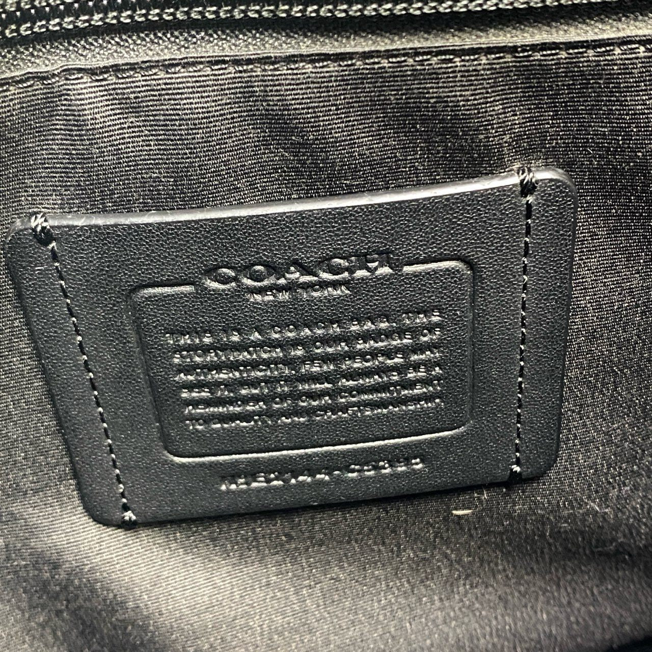 bk18《美品》 COACH コーチ 斜め掛け メッセンジャーバッグ ショルダーバッグ C5395 ベージュ ブラック レザー クロスボディ 鞄 カバン A4収納可 ビジネスt18r